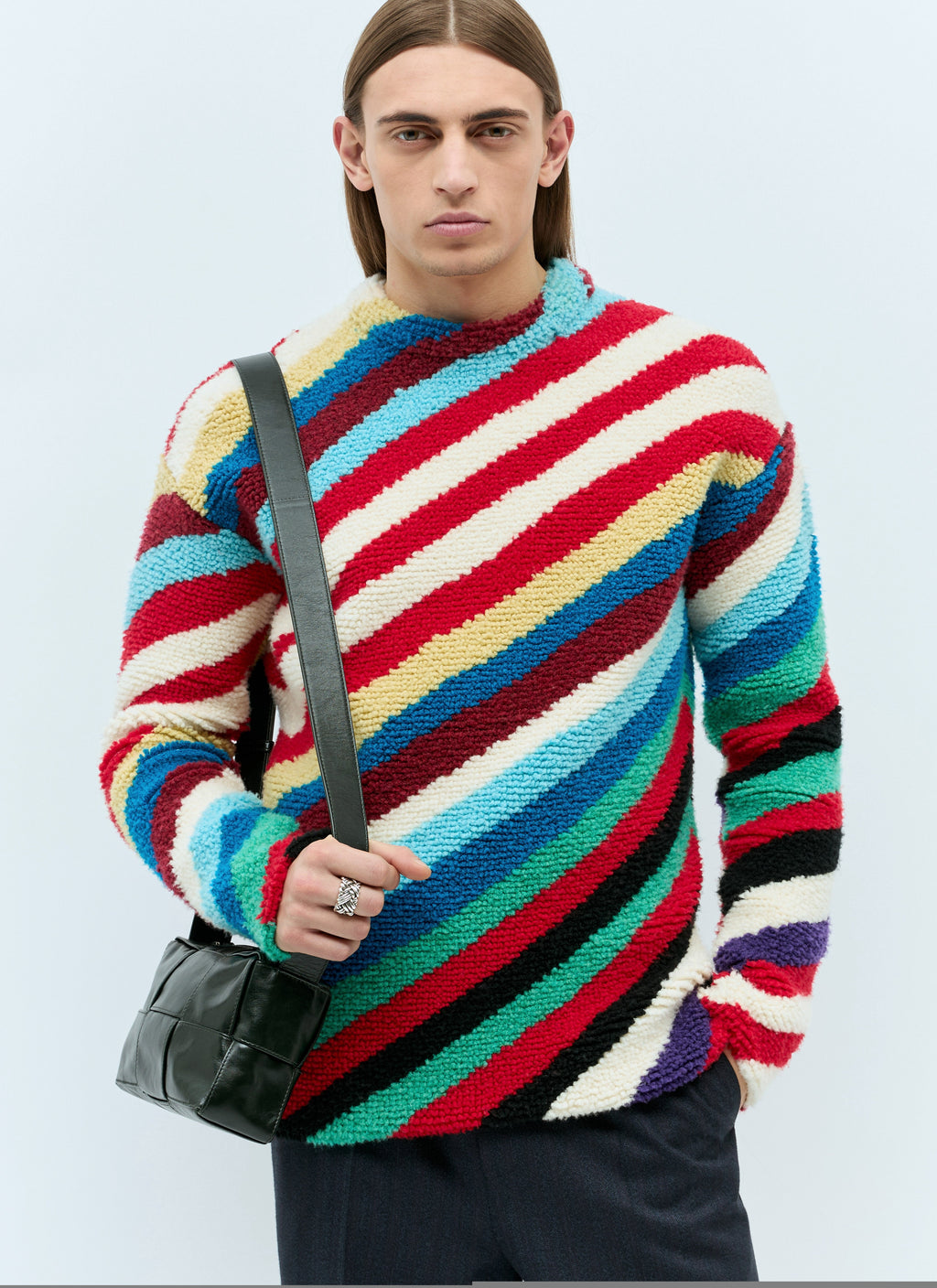 Bottega Veneta Men Intreccio Ring