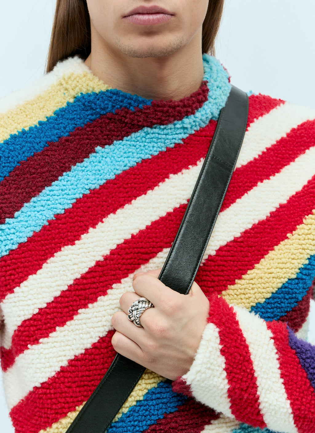 Bottega Veneta Men Intreccio Ring