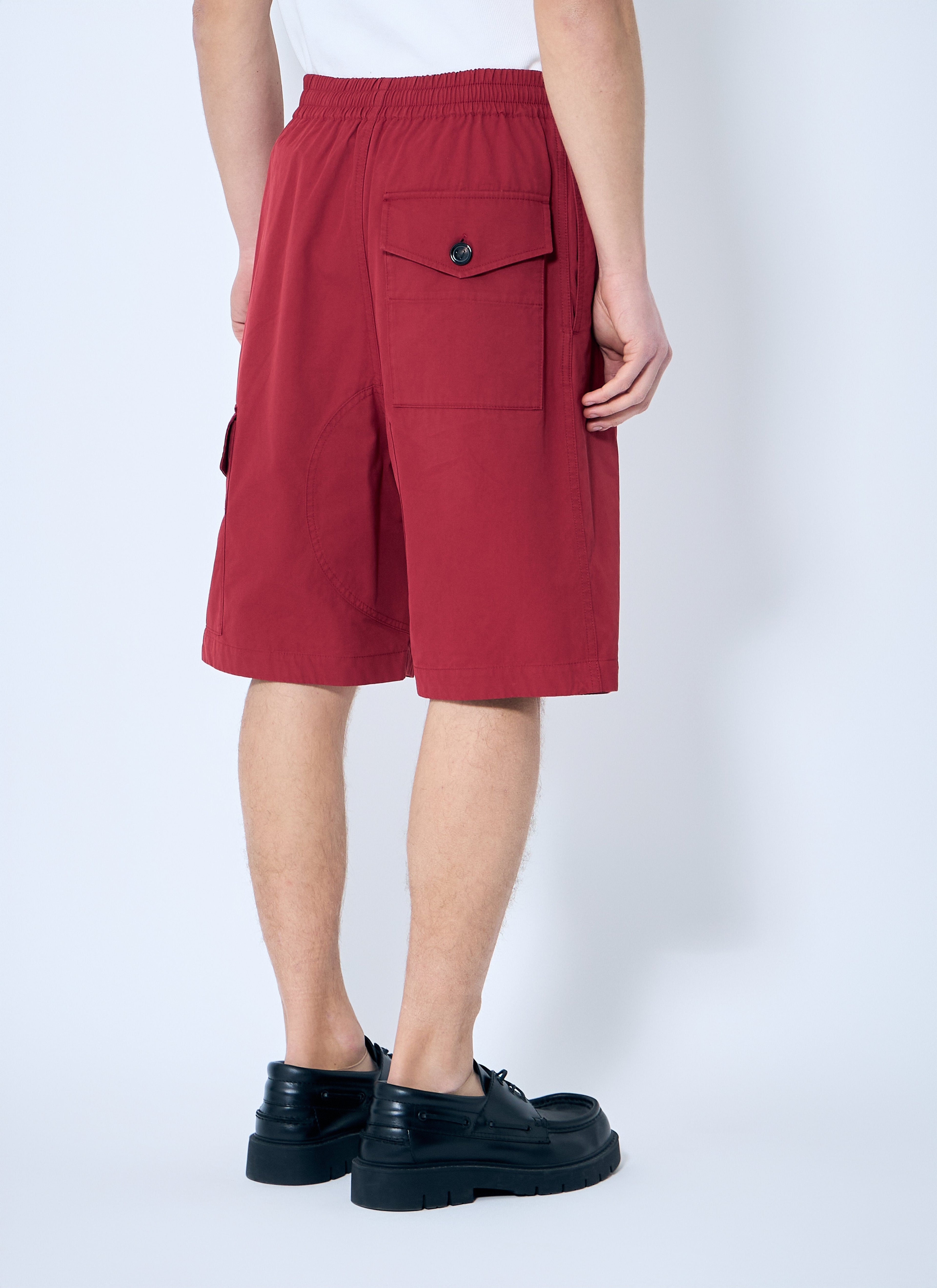 Bottega Veneta Men Light Cotton Twill Shorts