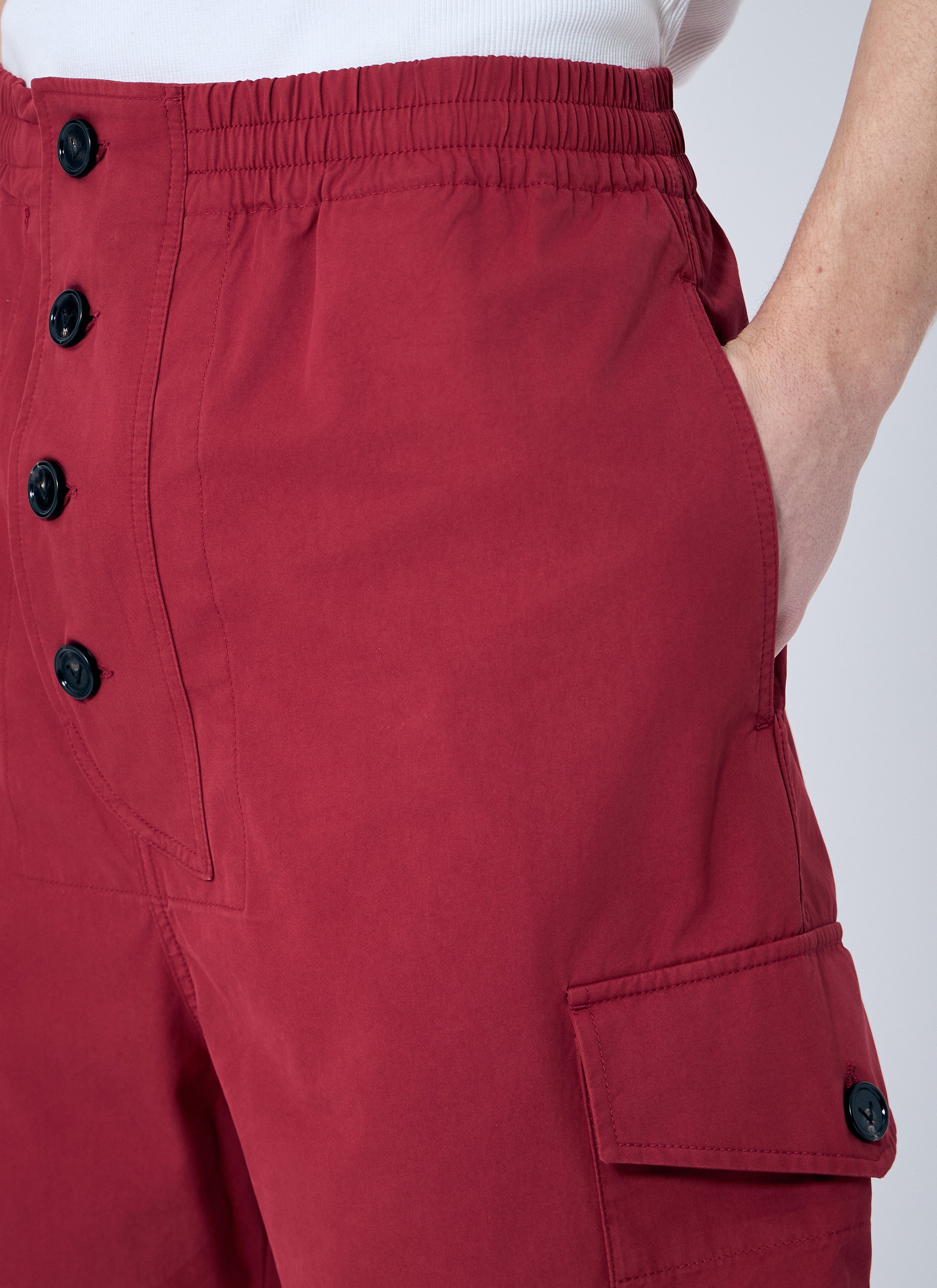 Bottega Veneta Men Light Cotton Twill Shorts