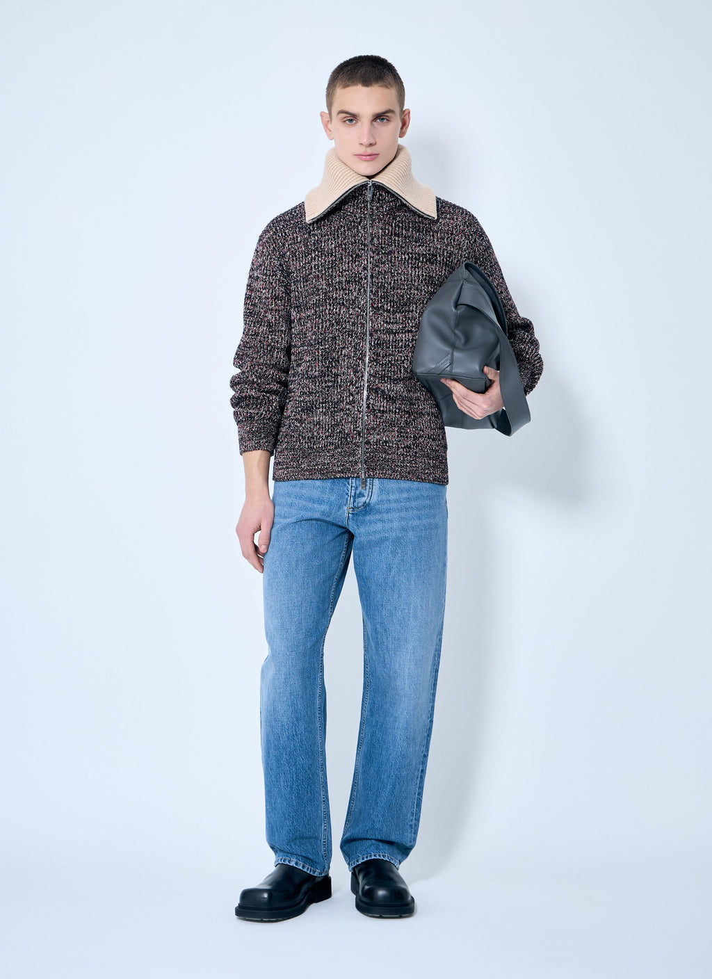 Bottega Veneta Men Cotton-And-Wool Cardigan