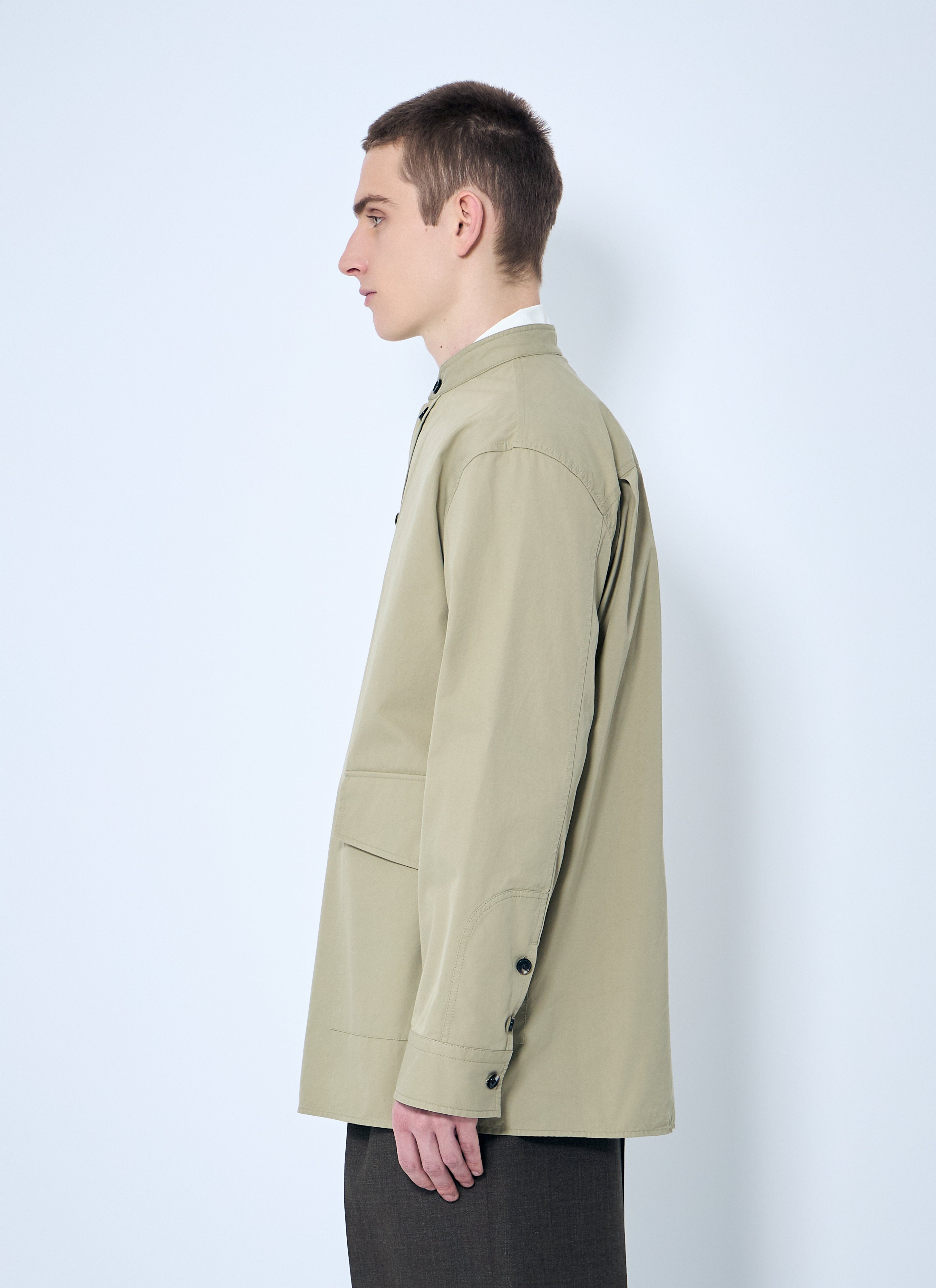 Bottega Veneta Men Light-Cotton Twill Overshirt