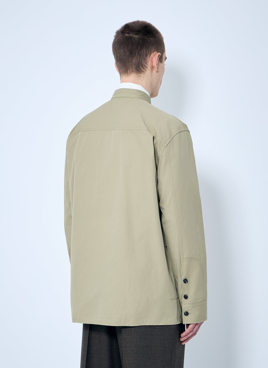 Bottega Veneta Men Light-Cotton Twill Overshirt