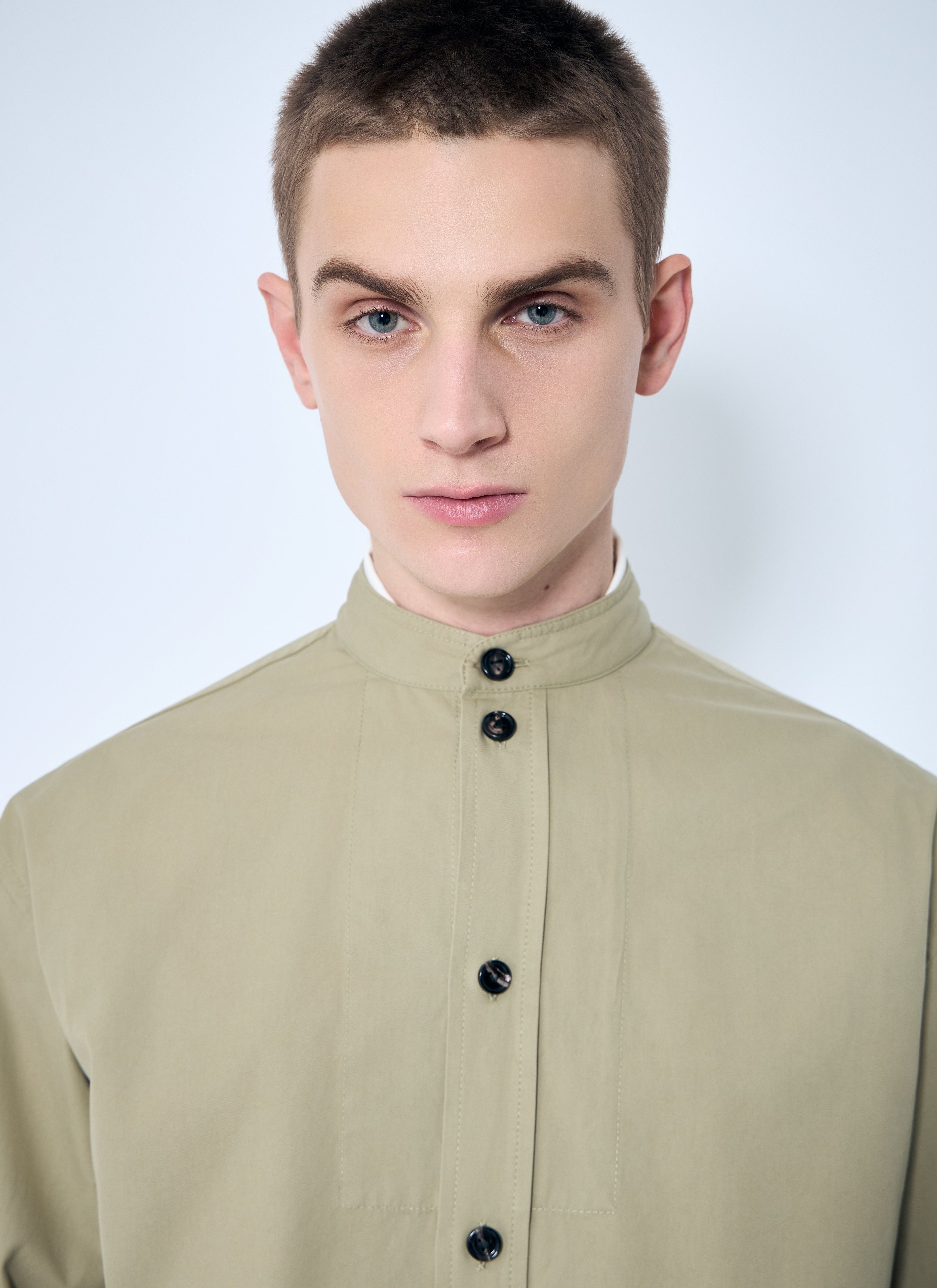 Bottega Veneta Men Light-Cotton Twill Overshirt