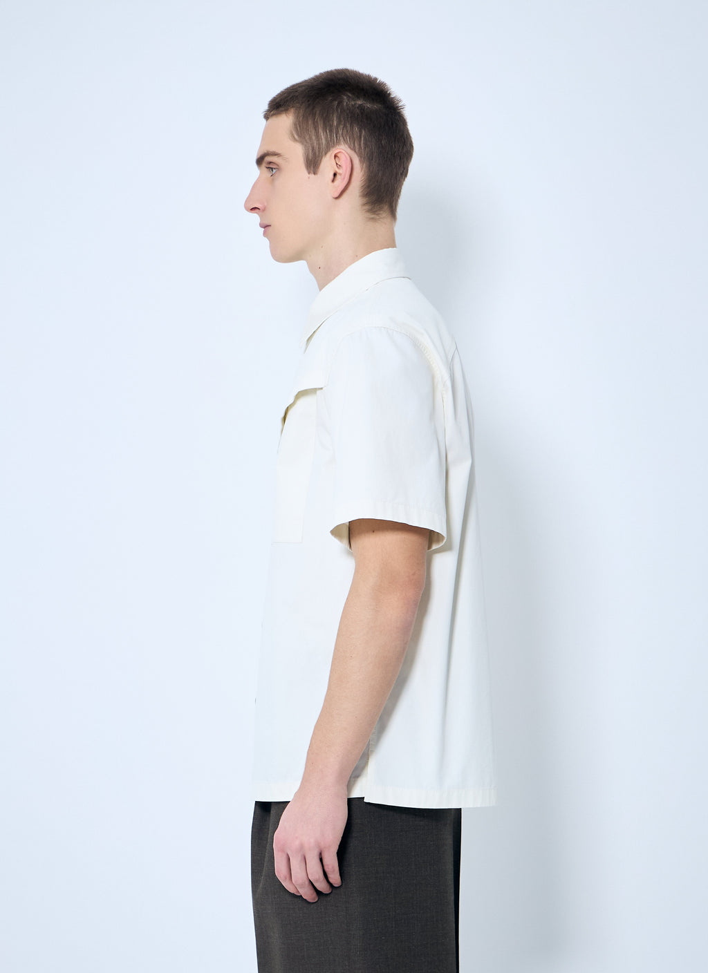 Bottega Veneta Men Light-Cotton Twill Shirt