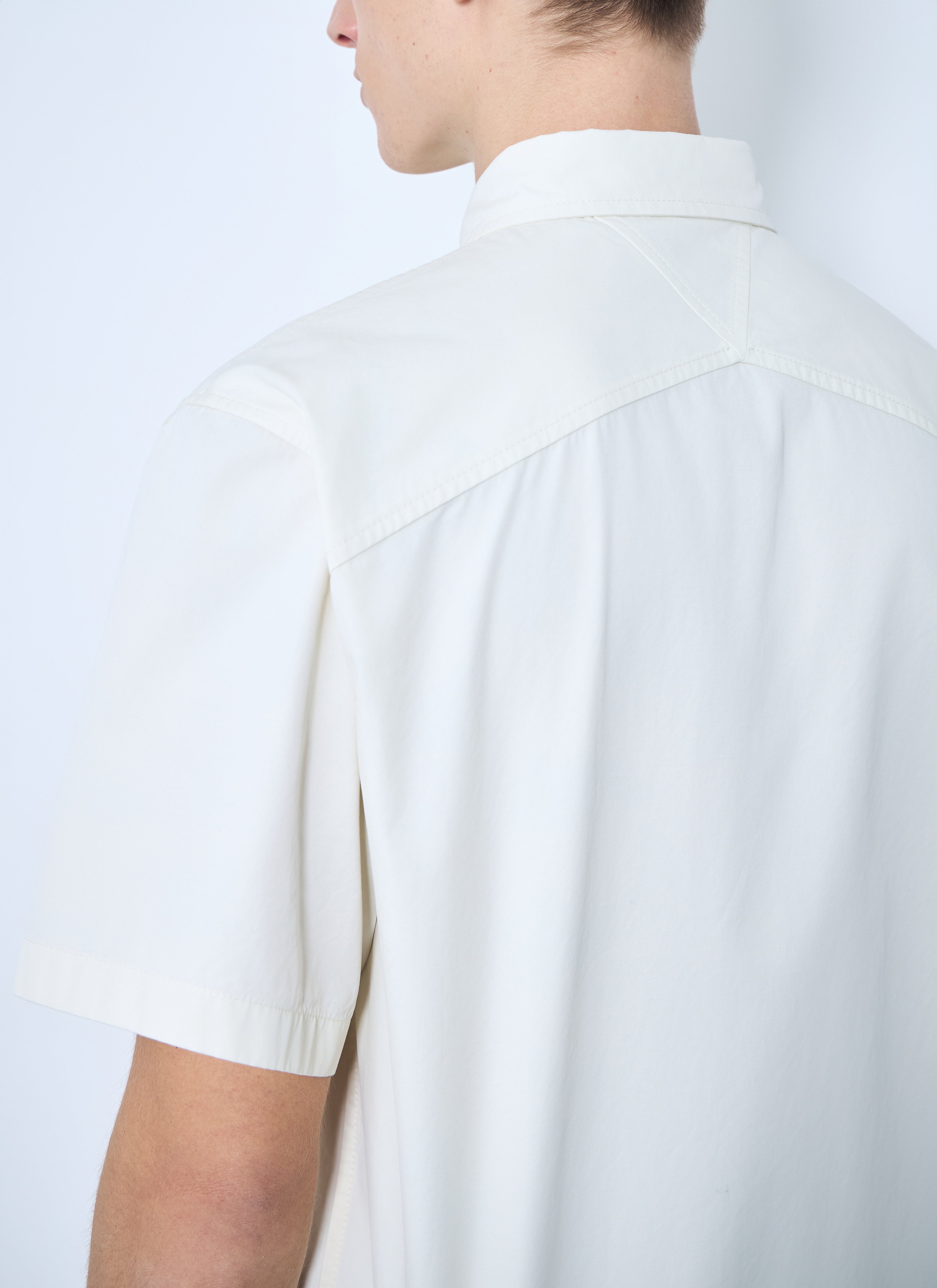 Bottega Veneta Men Light-Cotton Twill Shirt