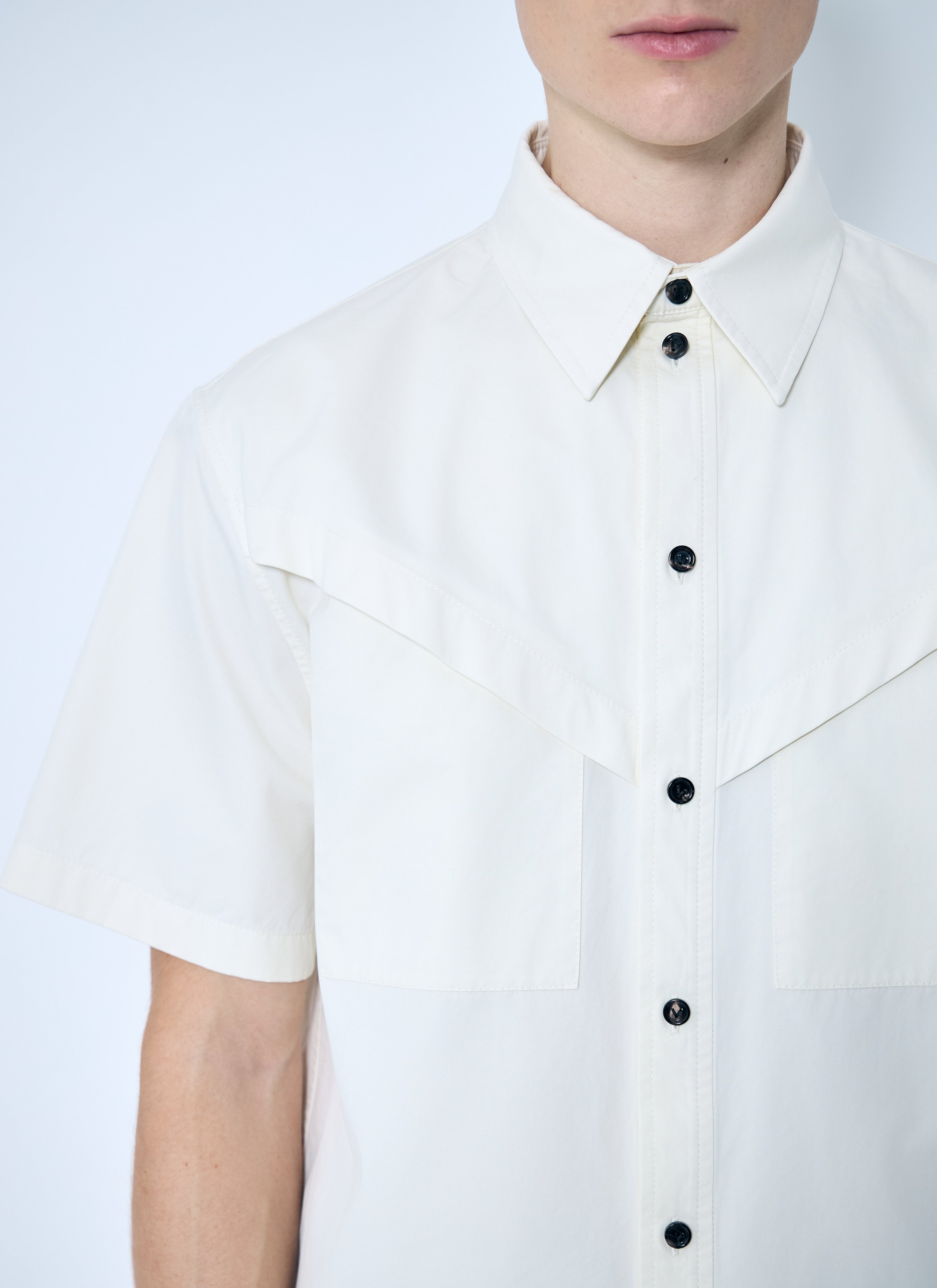 Bottega Veneta Men Light-Cotton Twill Shirt