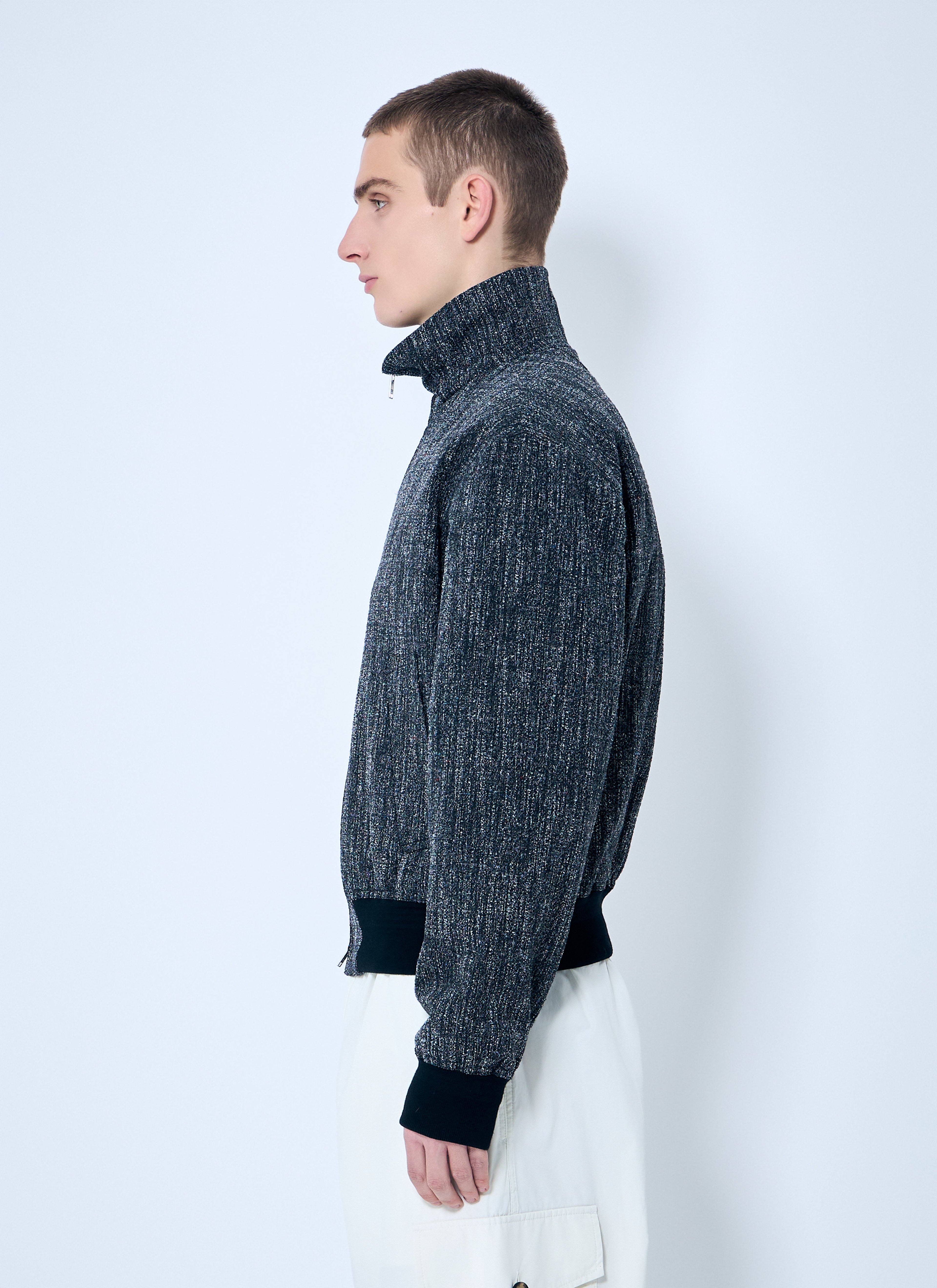 Bottega Veneta Men Fleck Zip-Up Jacket