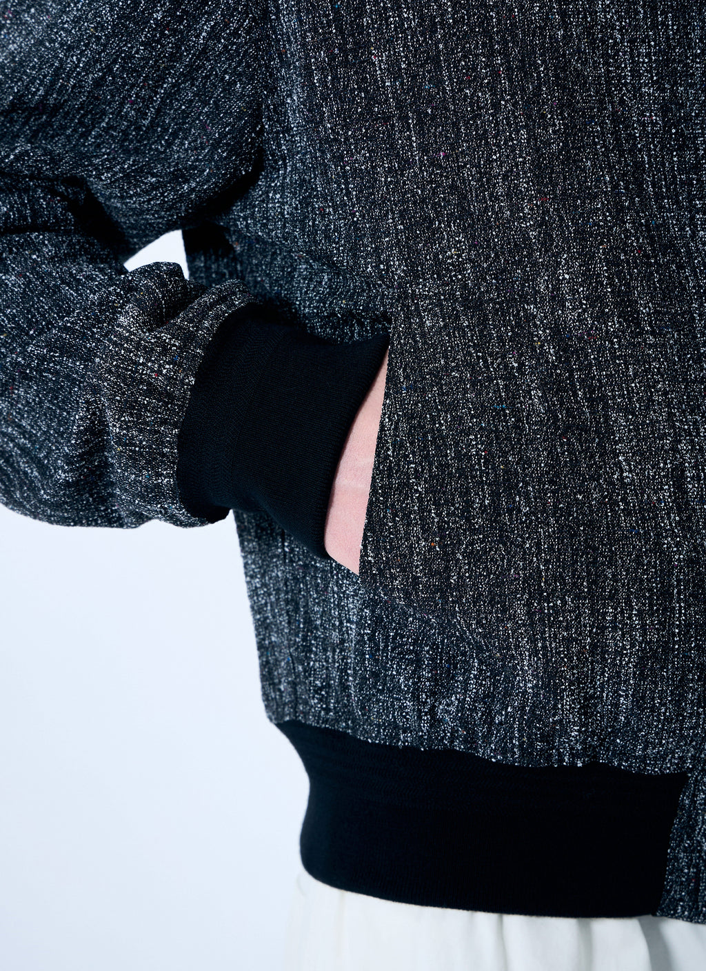 Bottega Veneta Men Fleck Zip-Up Jacket