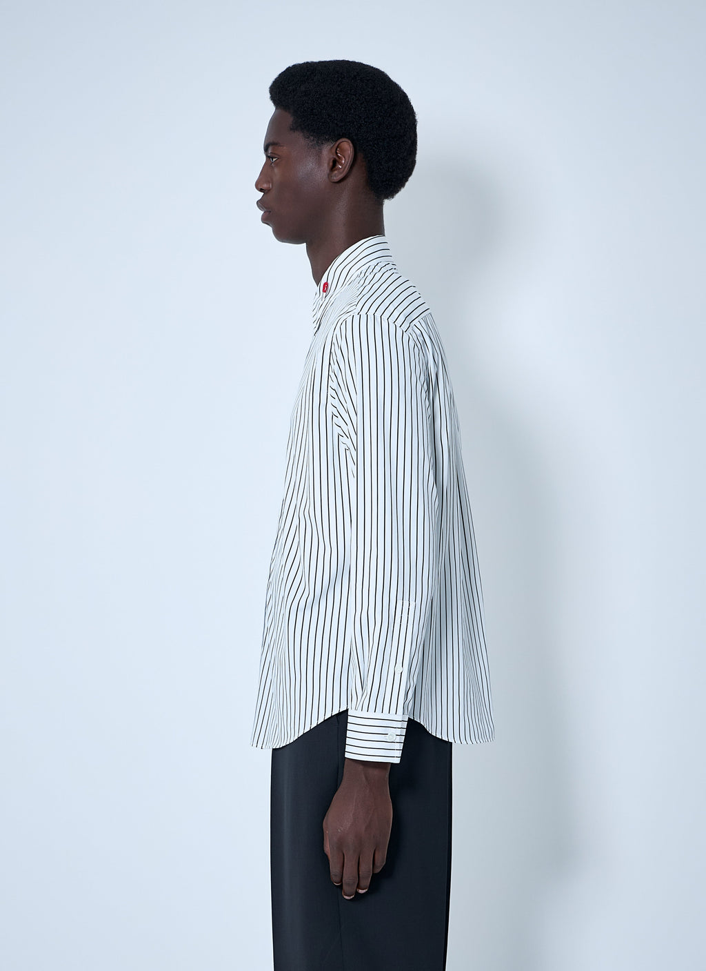 Bottega Veneta Men Pinstriped Button-Down Shirt