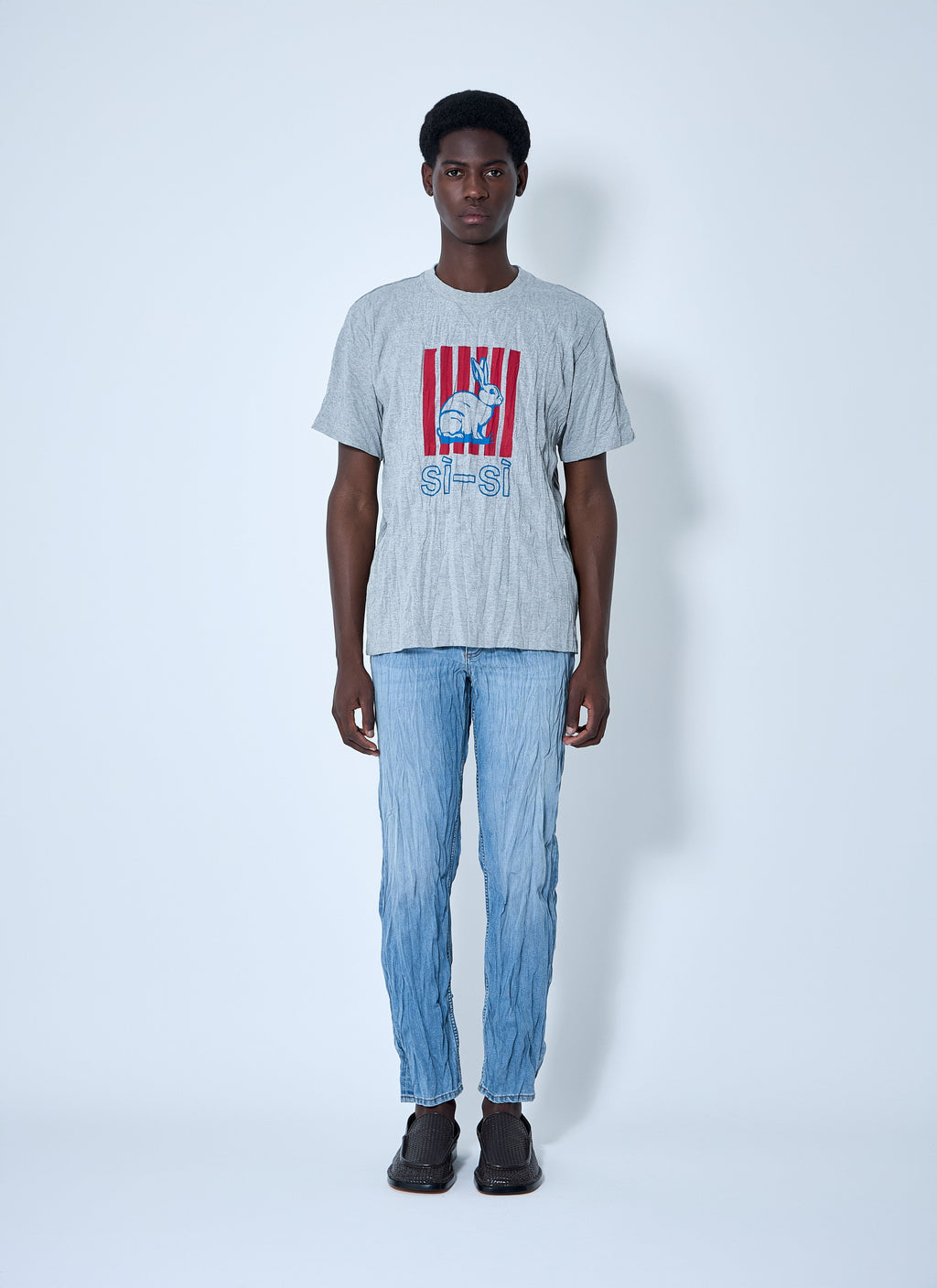 Bottega Veneta Men Crushed Jeans