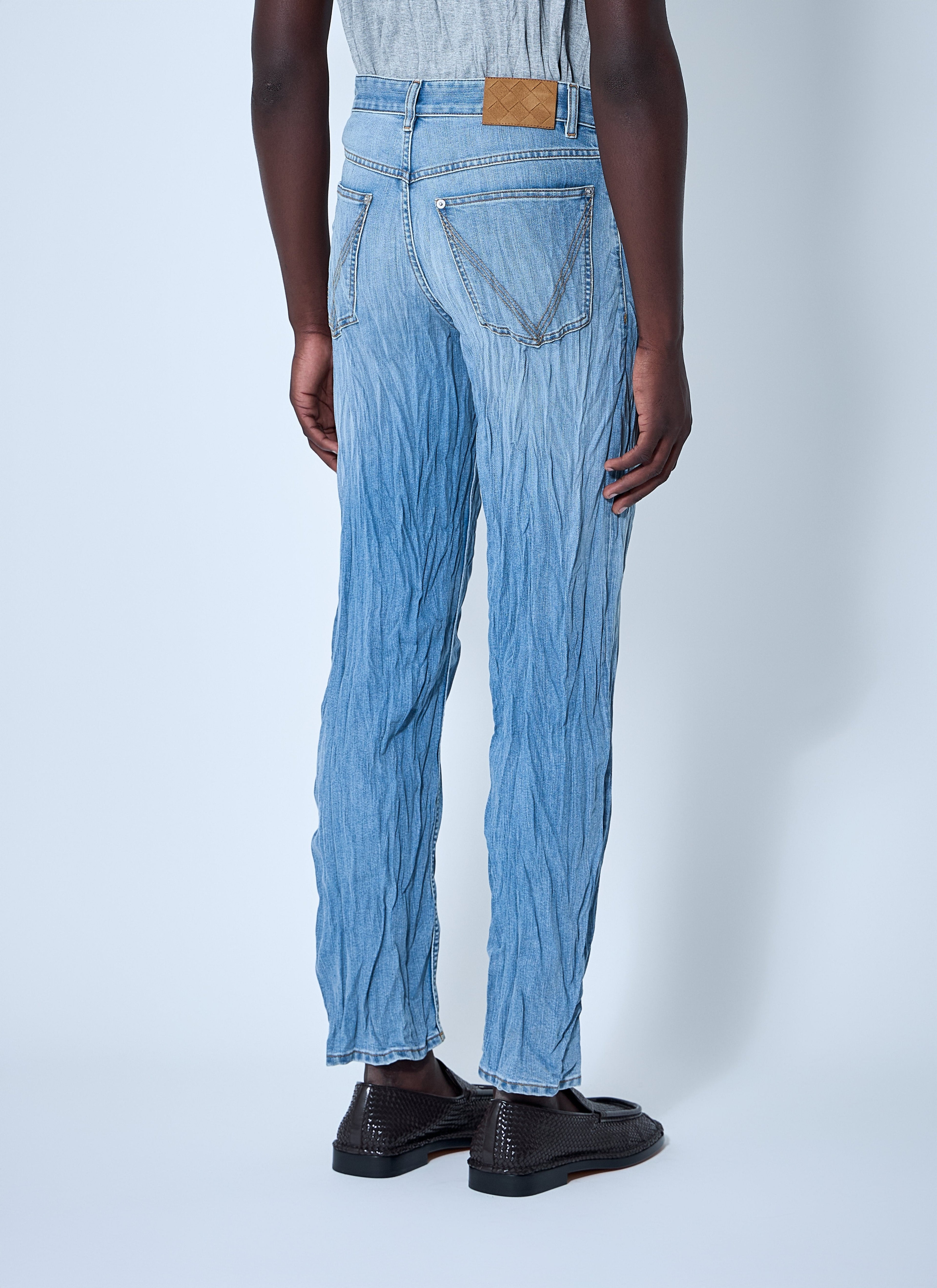 Bottega Veneta Men Crushed Jeans