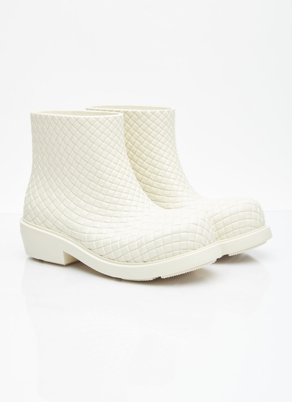 Bottega Veneta Women Fireman Intreccio Ankle Boots