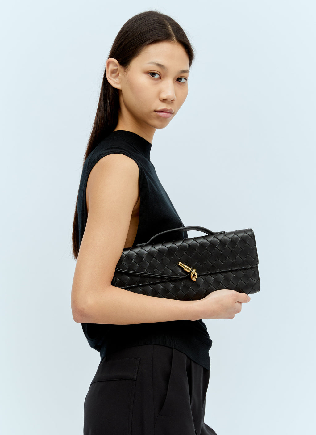 Bottega Veneta Women Long Andiamo Clutch