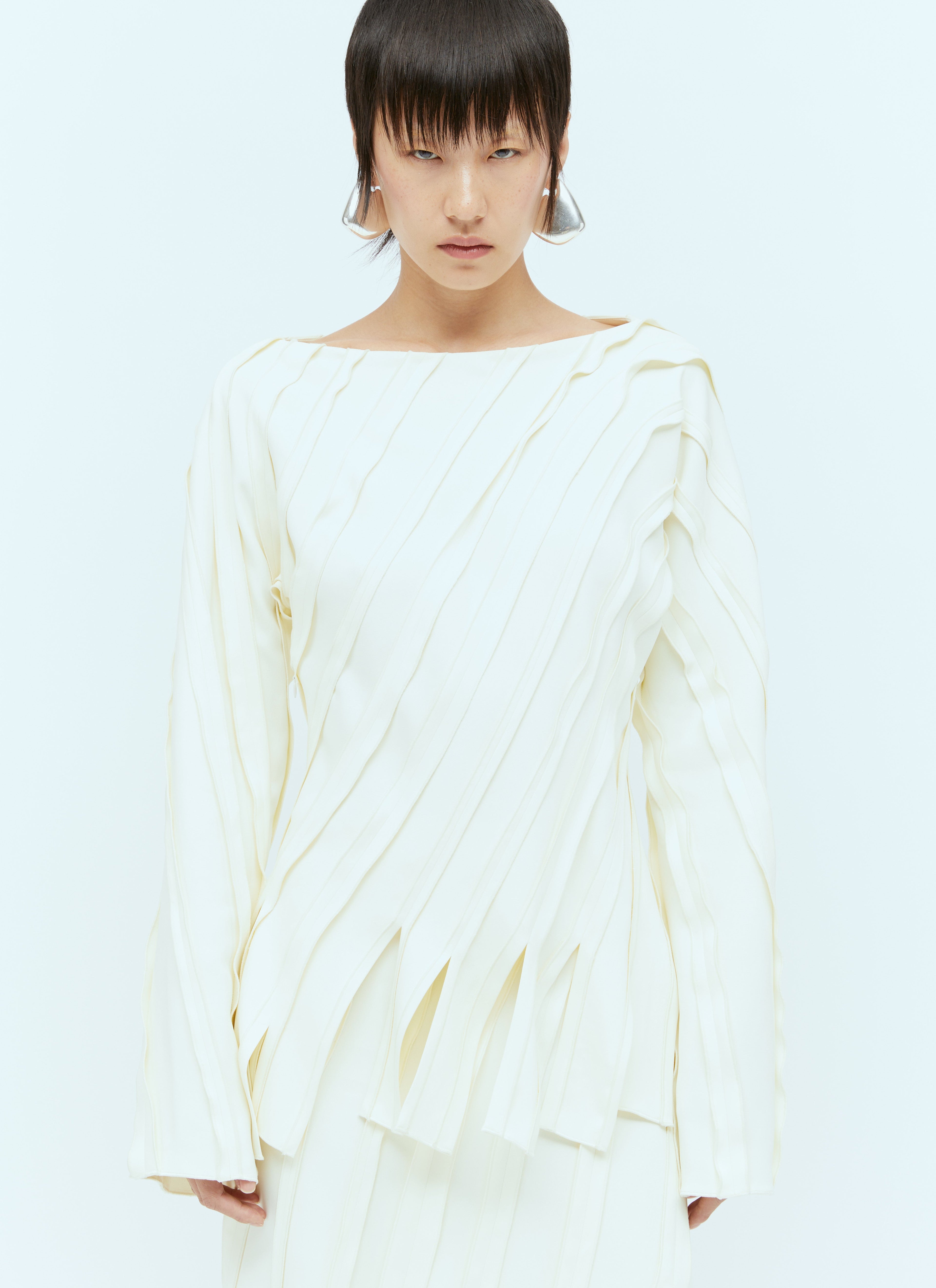 Bottega Veneta Women Fringe Hem Panel Top