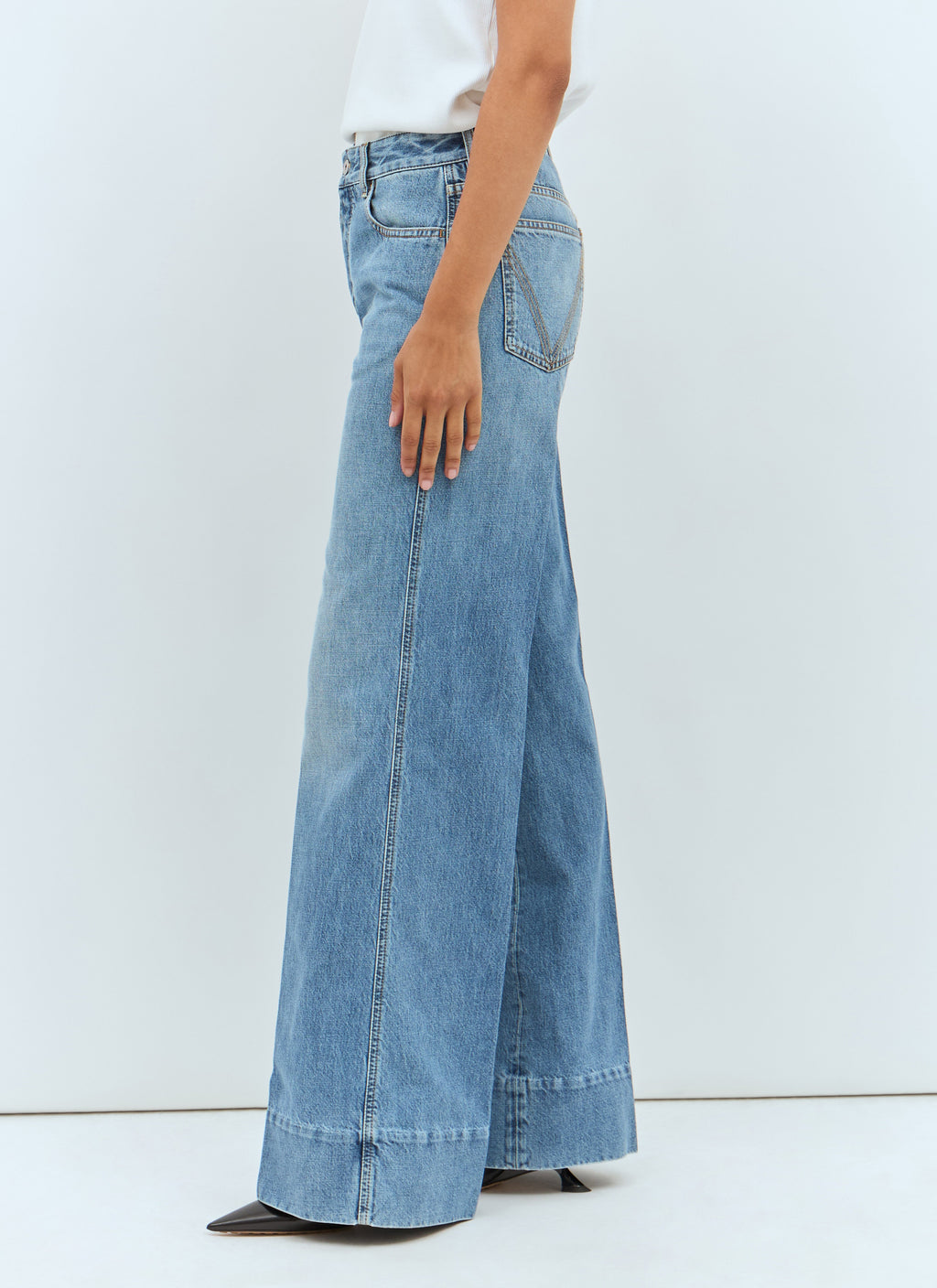 Bottega Veneta Women Vintage Wide-Leg Jeans