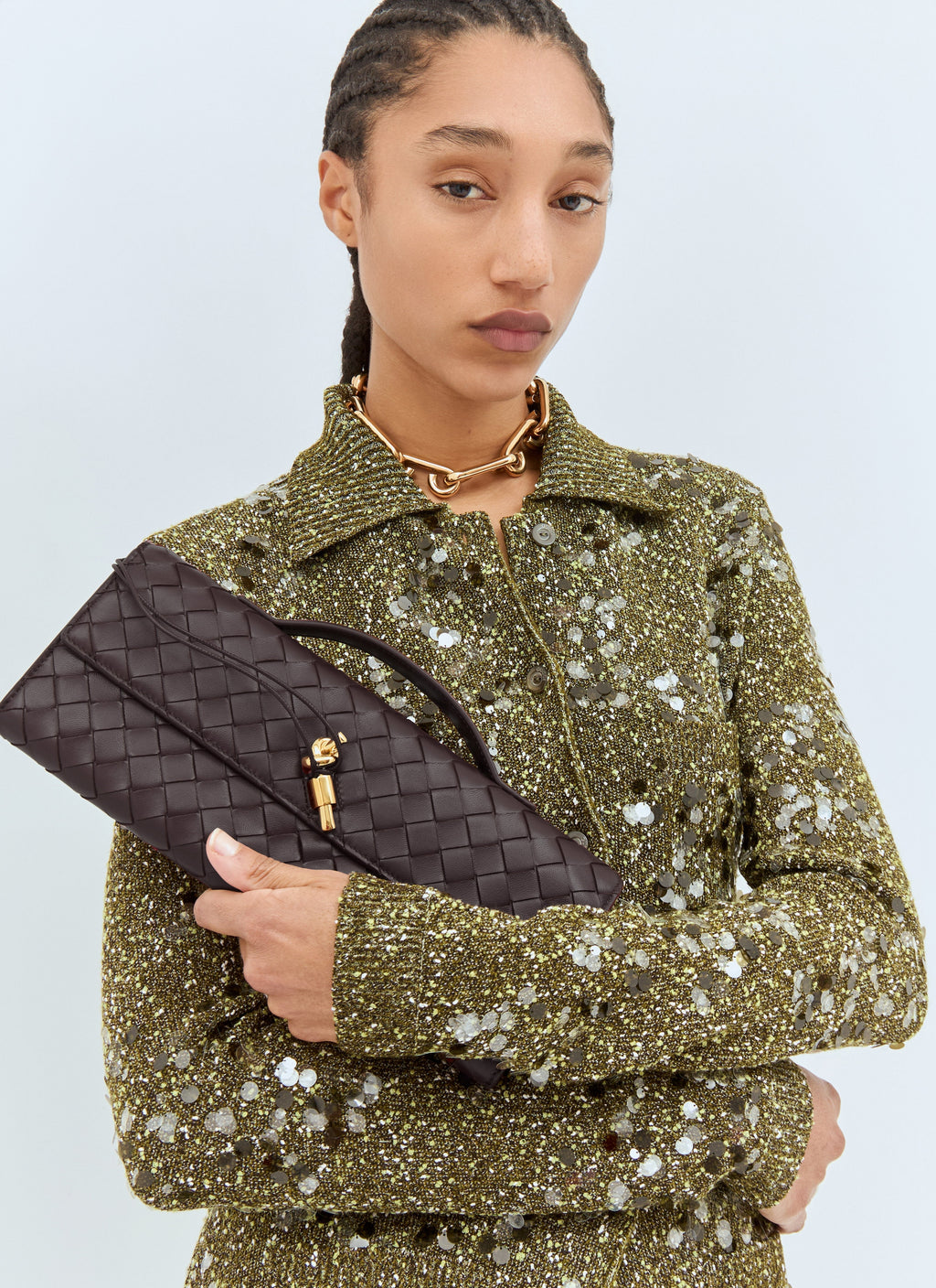 Bottega Veneta Women Long Andiamo Clutch