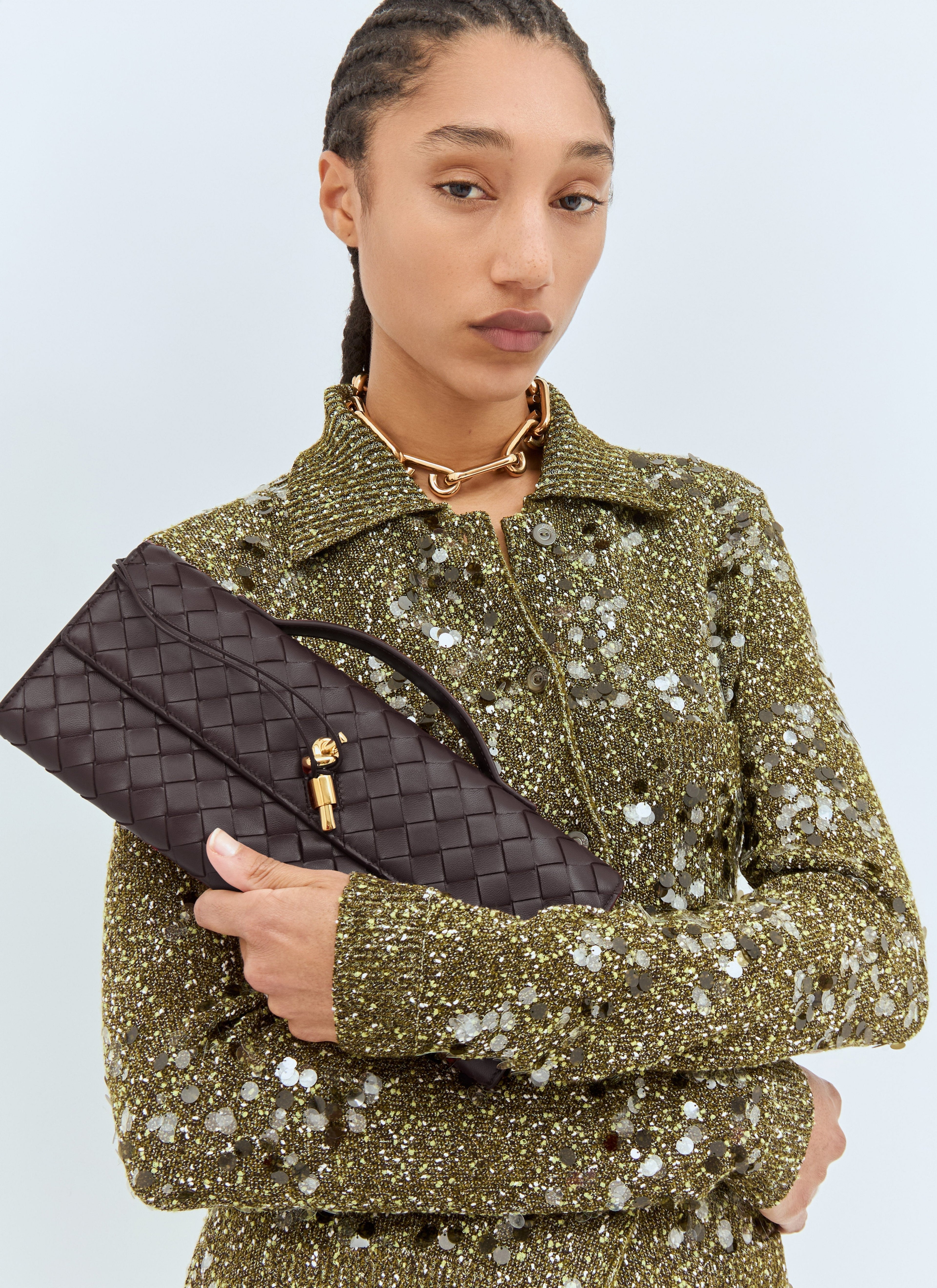 Bottega Veneta Women Long Andiamo Clutch