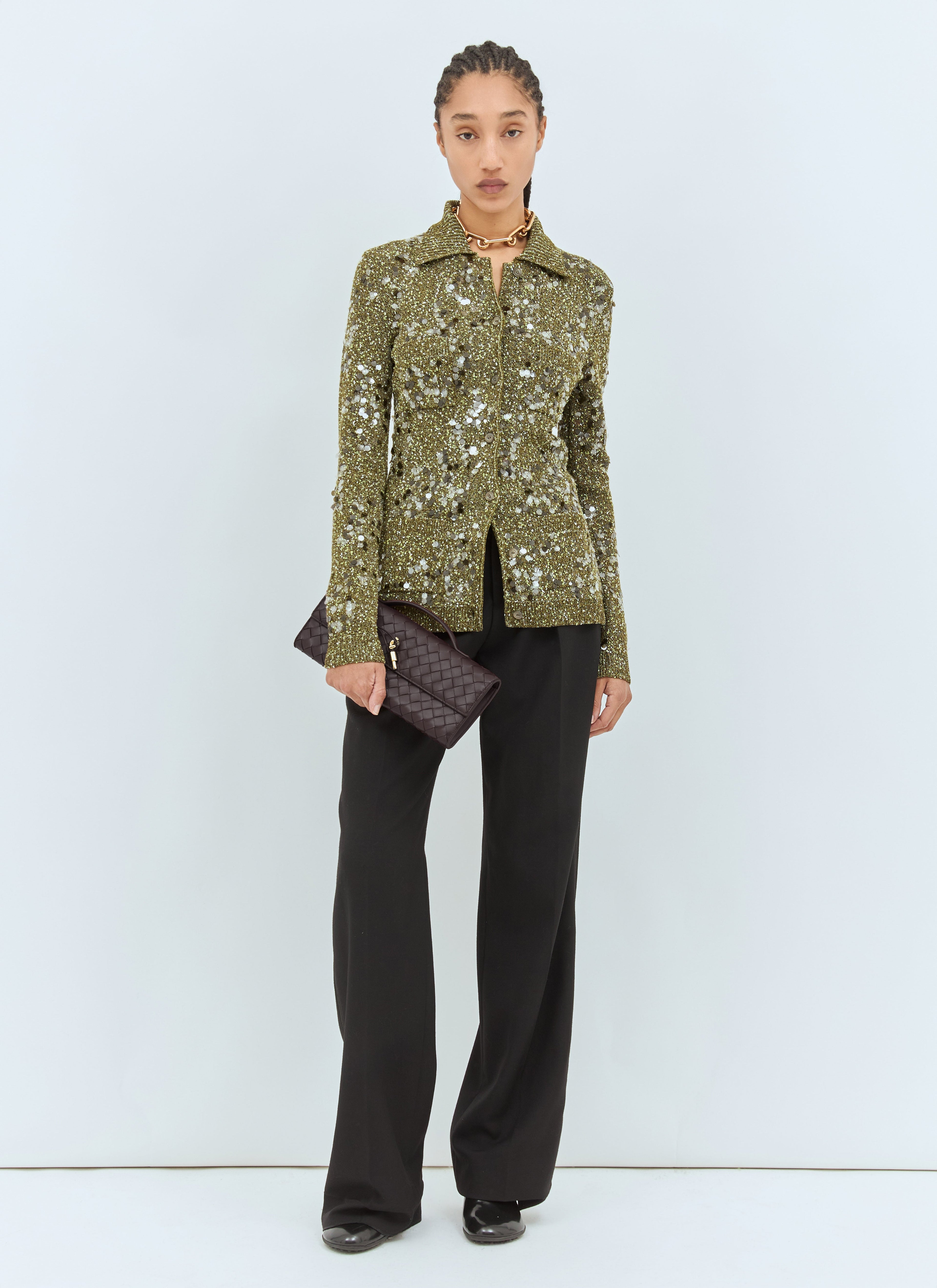 Bottega Veneta Women Long Andiamo Clutch