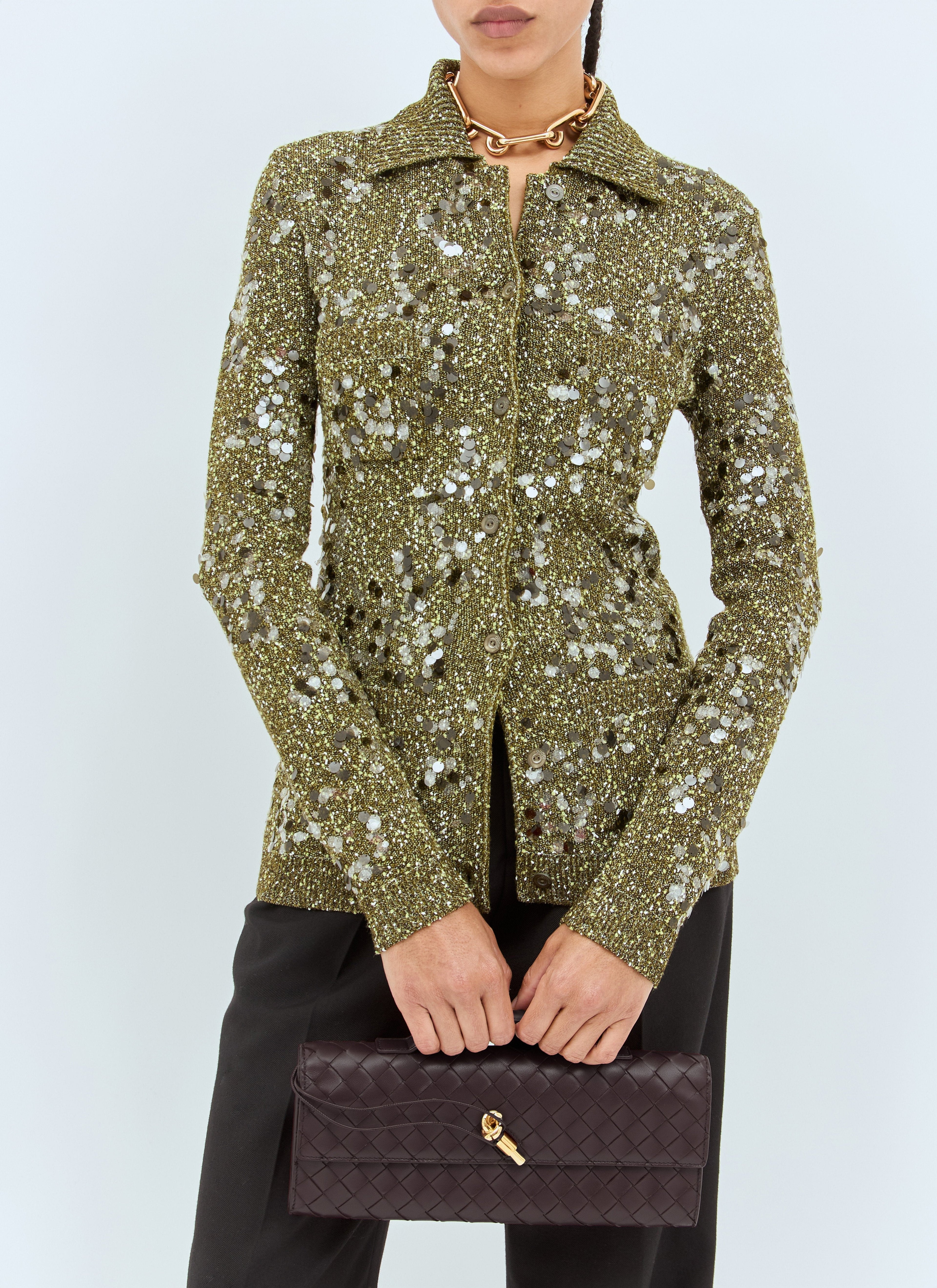 Bottega Veneta Women Long Andiamo Clutch