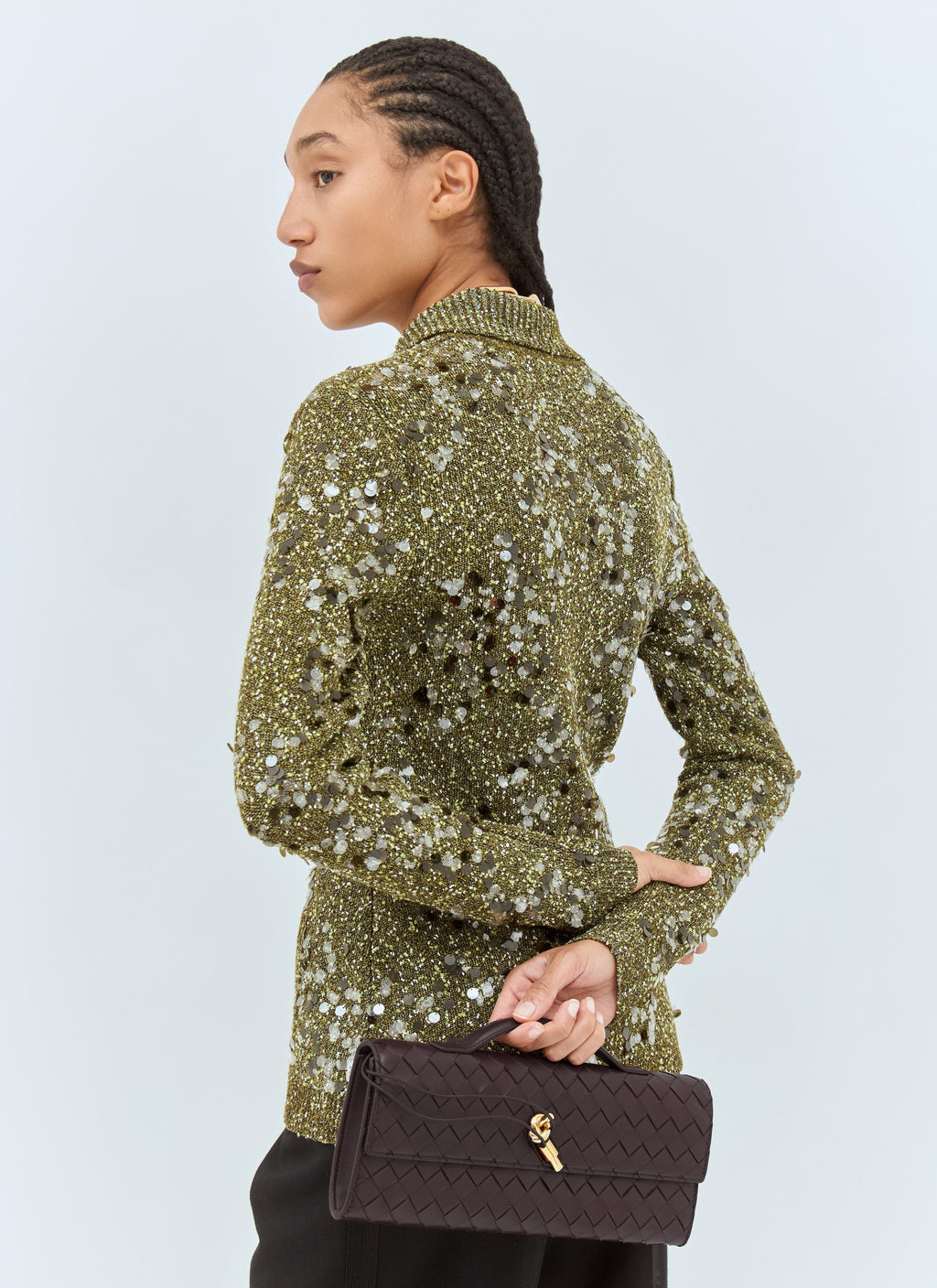 Bottega Veneta Women Long Andiamo Clutch