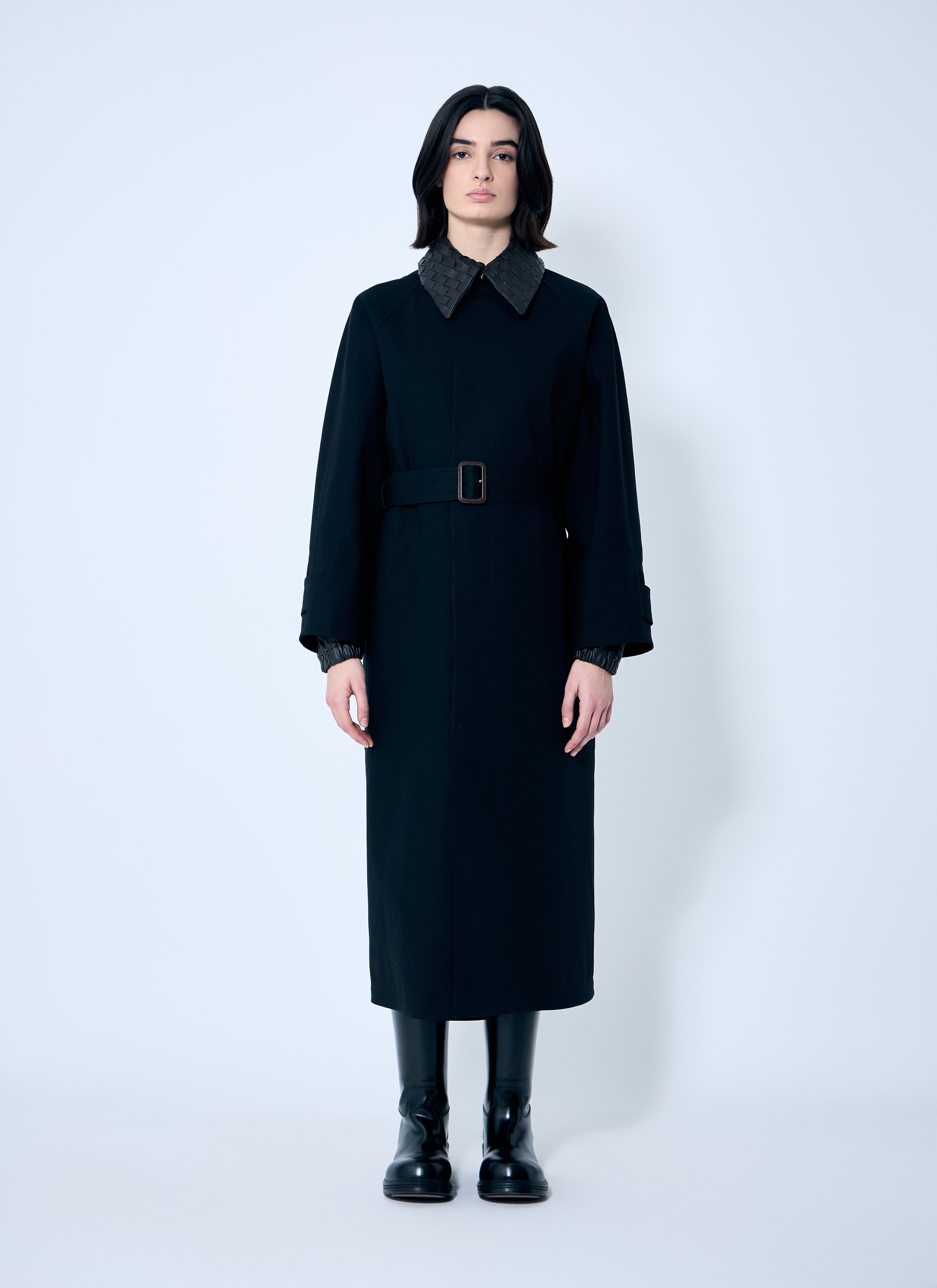 Bottega Veneta Women Cotton Trench Coat