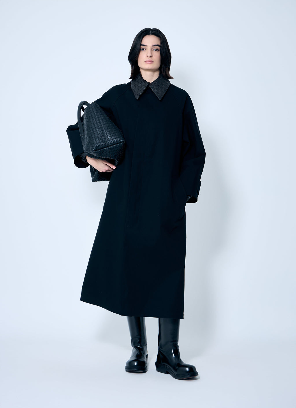 Bottega Veneta Women Cotton Trench Coat