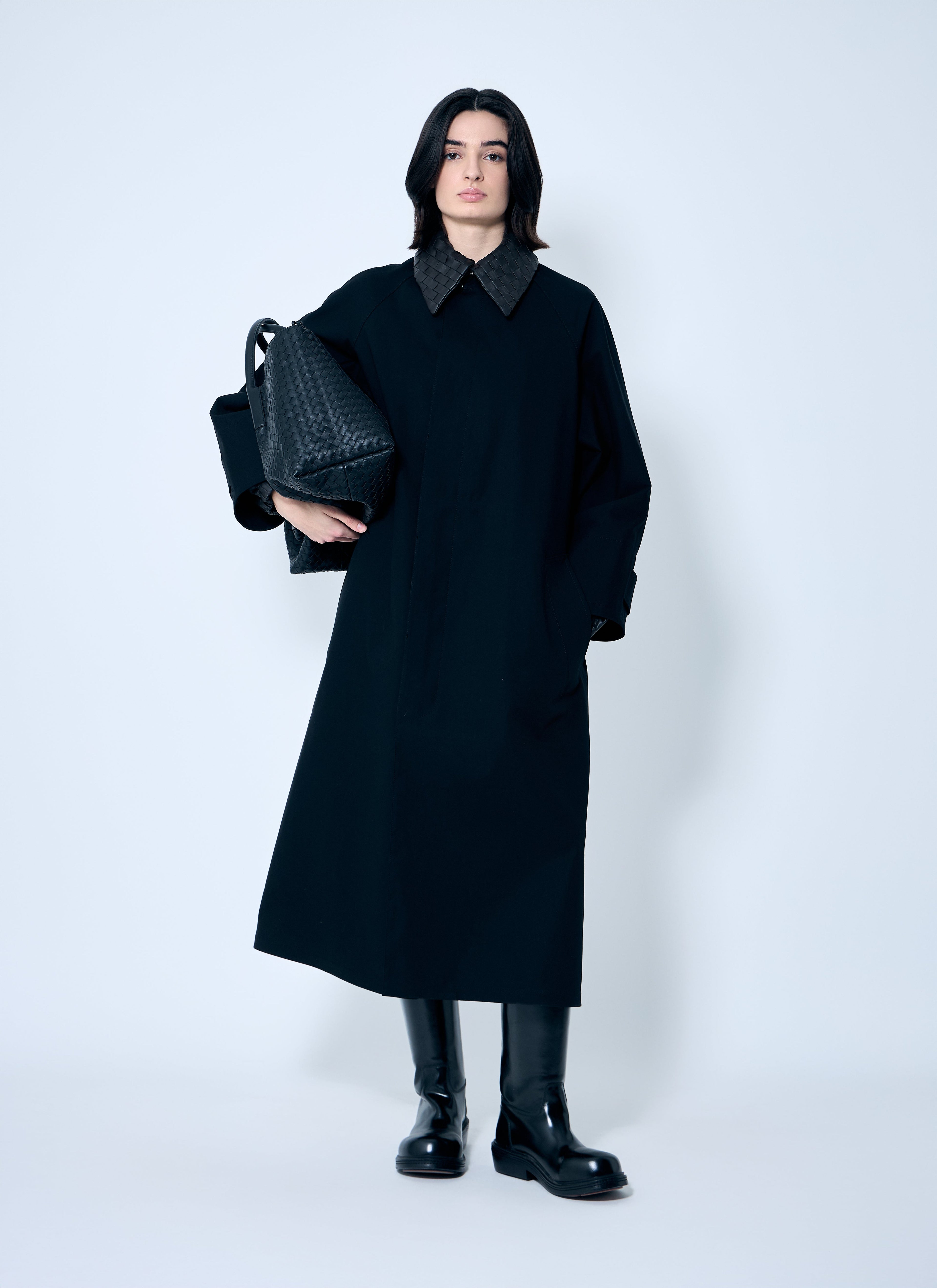 Bottega Veneta Women Cotton Trench Coat