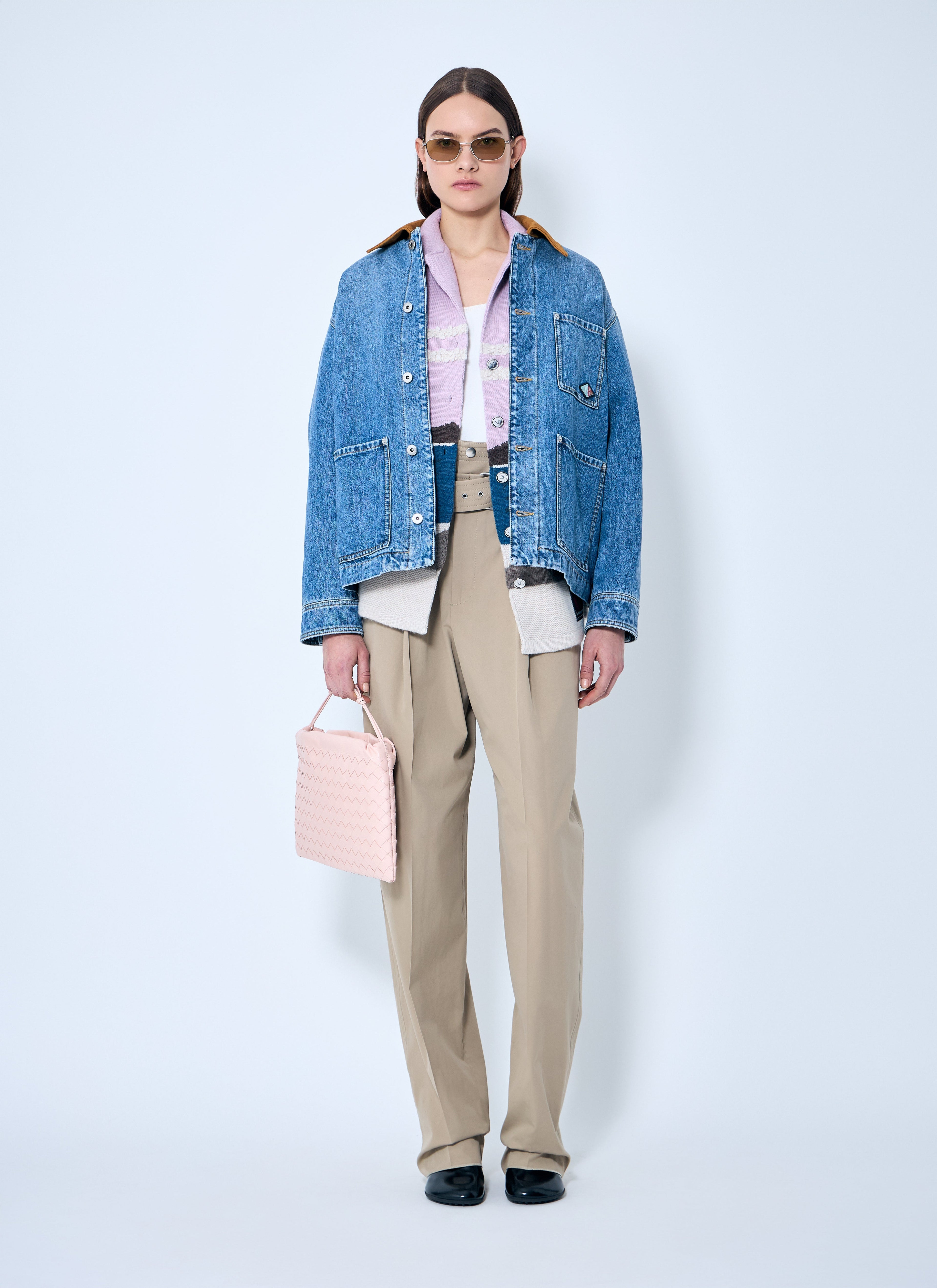 Bottega Veneta Women Vintage Indigo Denim Jacket