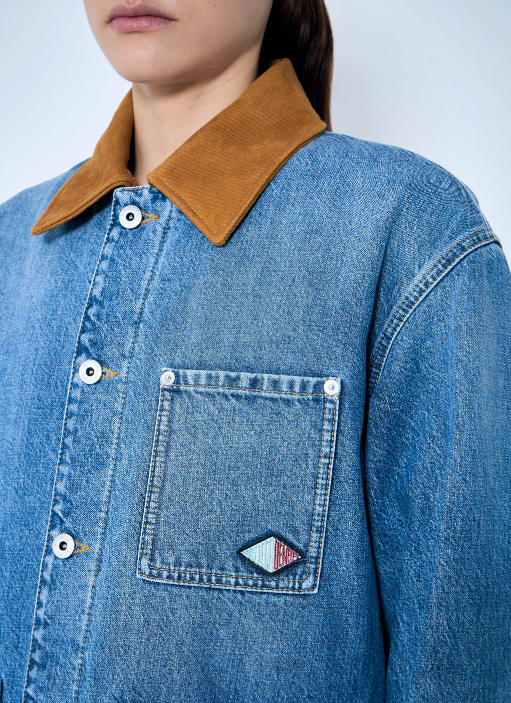 Bottega Veneta Women Vintage Indigo Denim Jacket