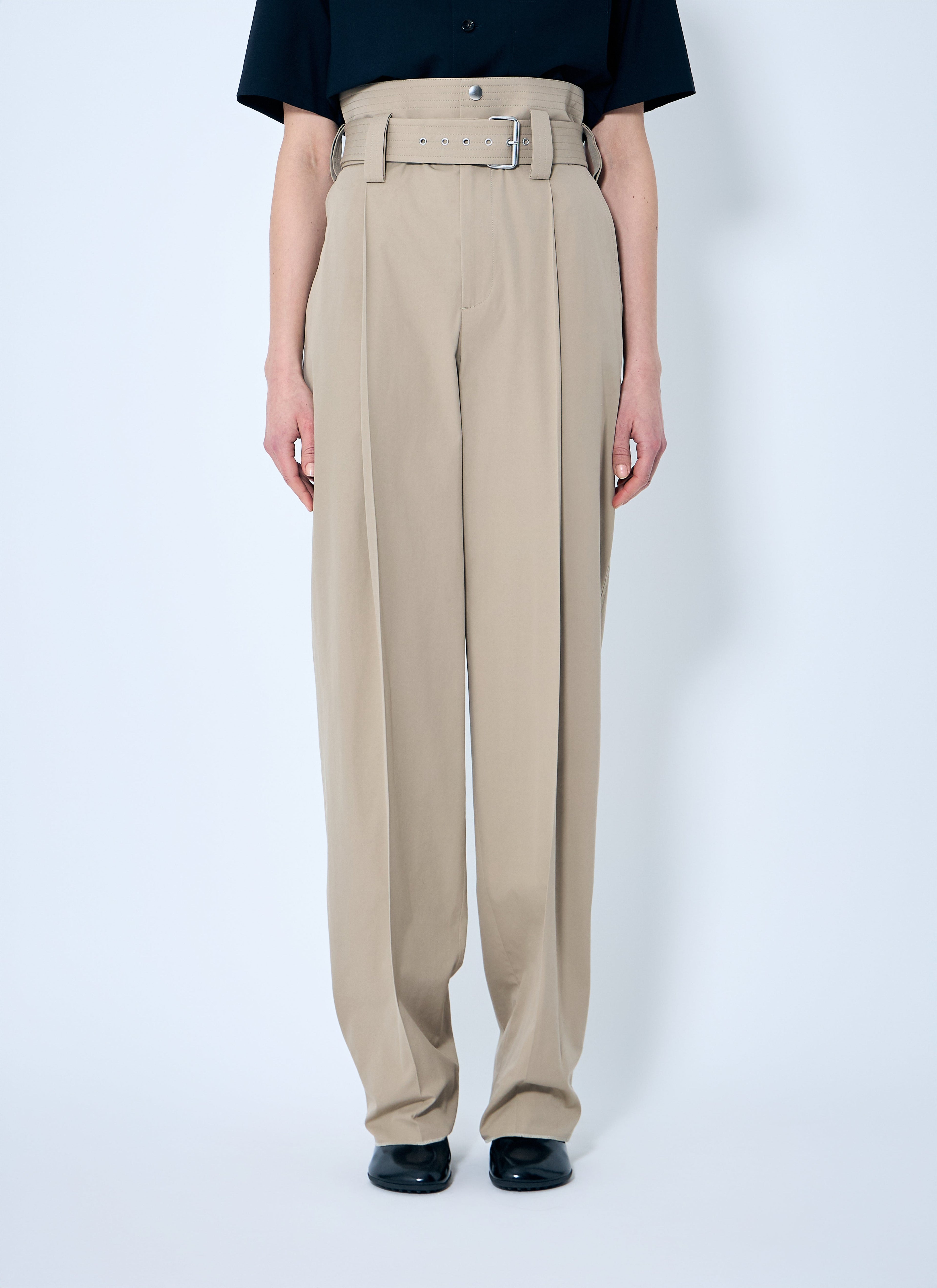 Bottega Veneta Women Compact Cotton Pants
