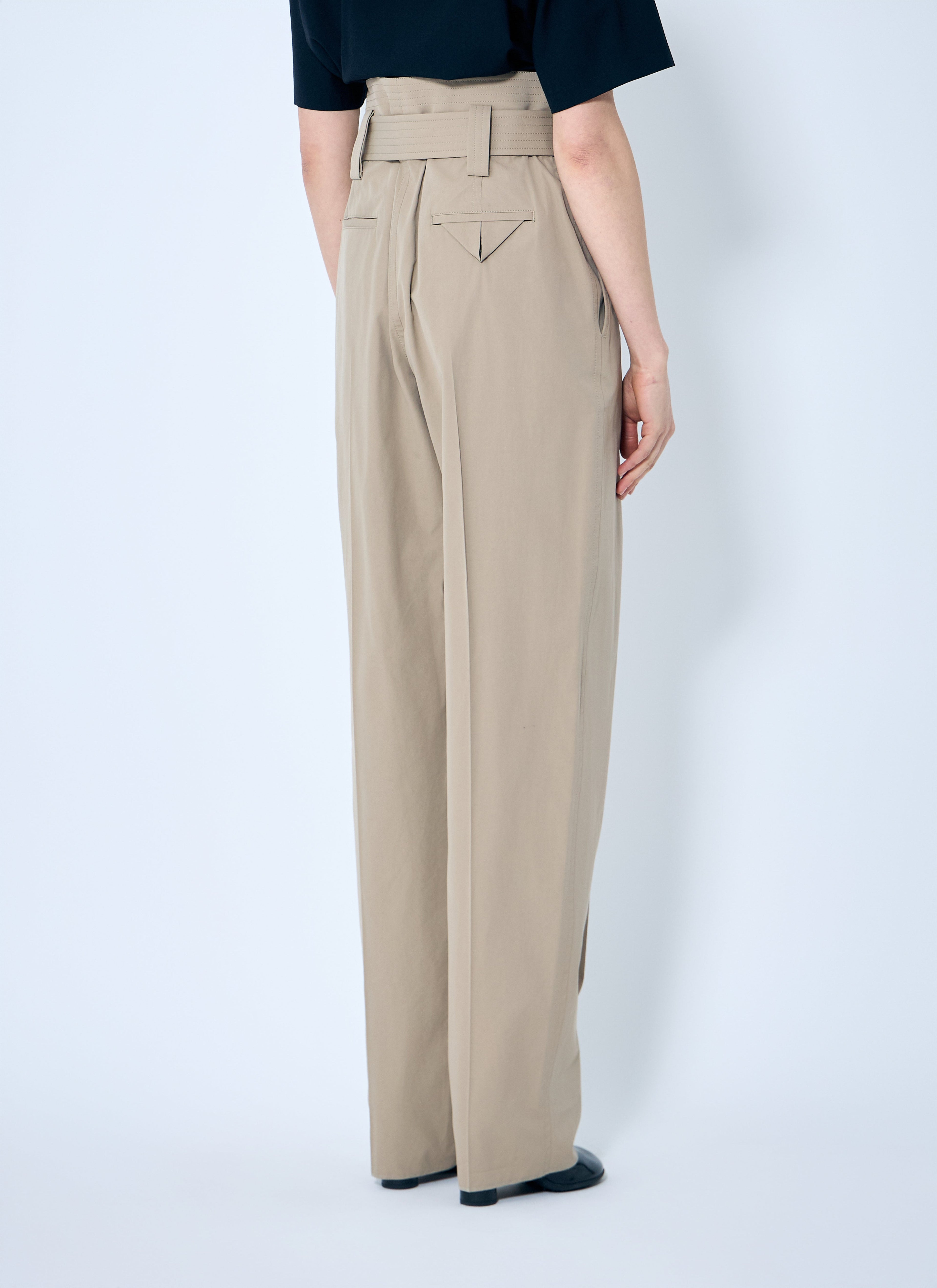 Bottega Veneta Women Compact Cotton Pants