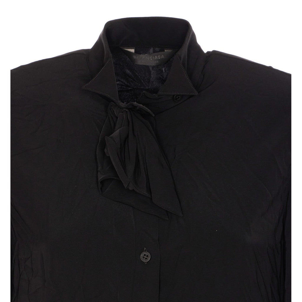 Balenciaga Women Bow Blouse