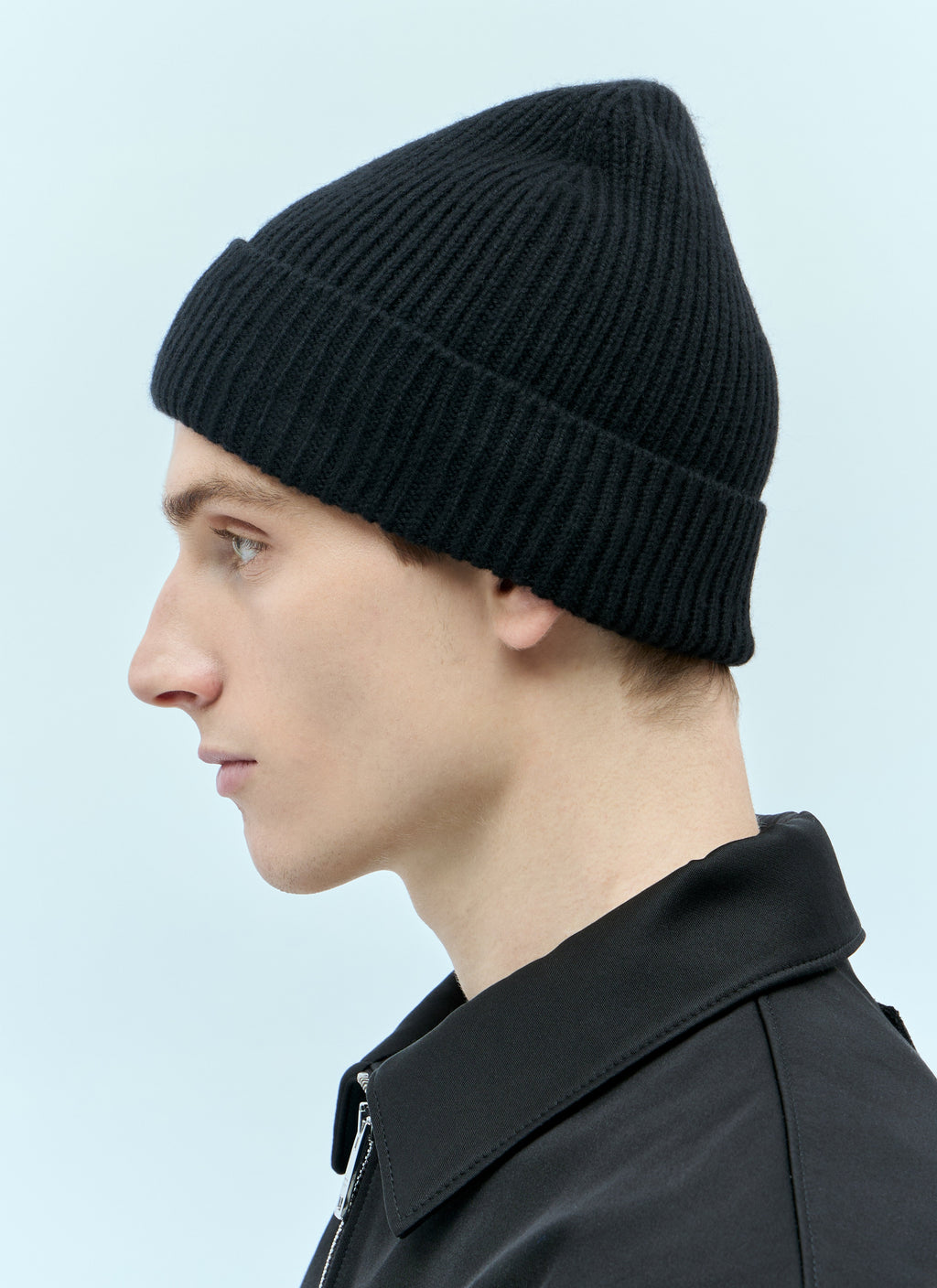 Burberry Men Ribbed Cashmere Beanie