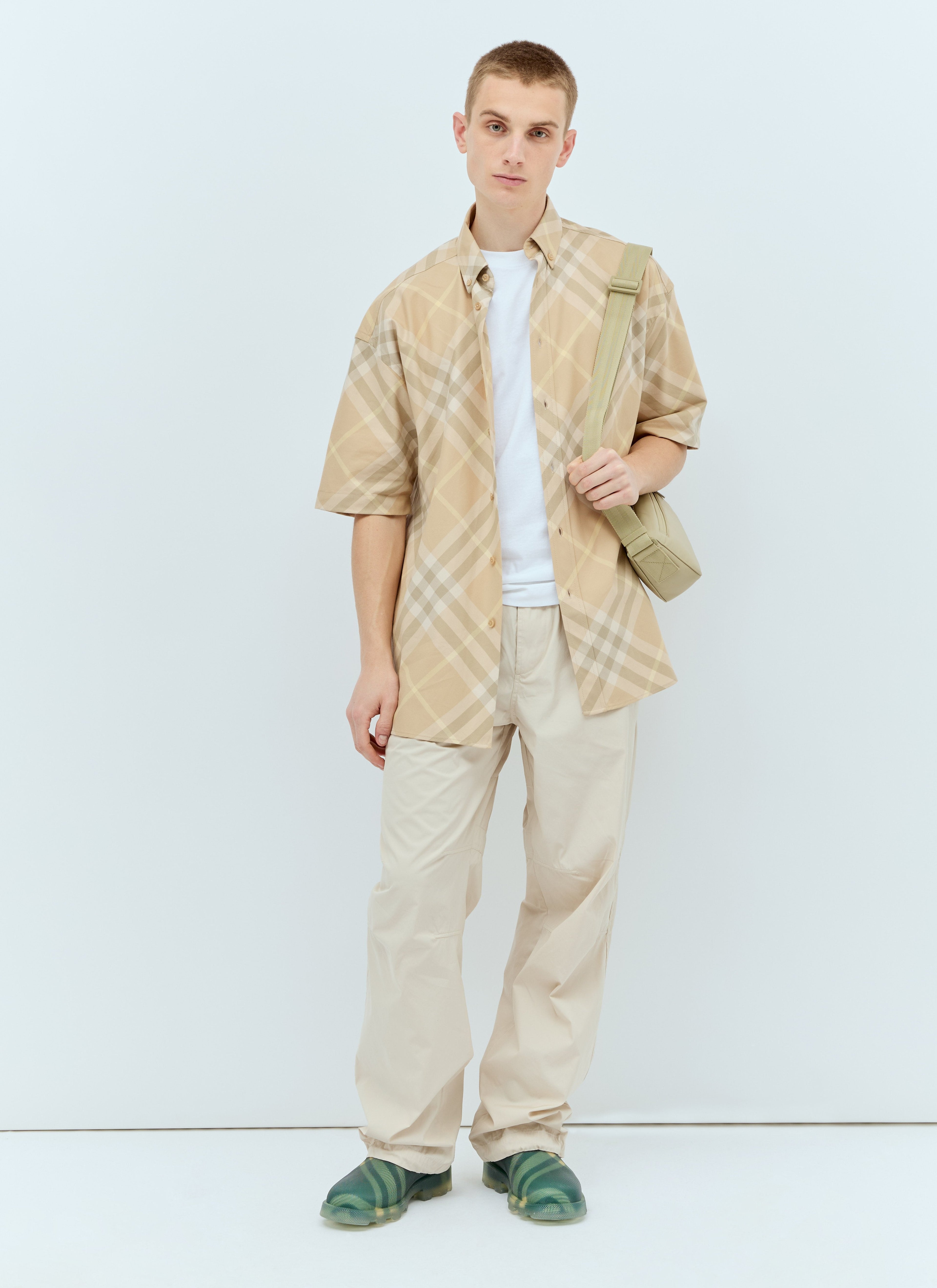 Burberry Men Strawberry Cotton T-Shirt