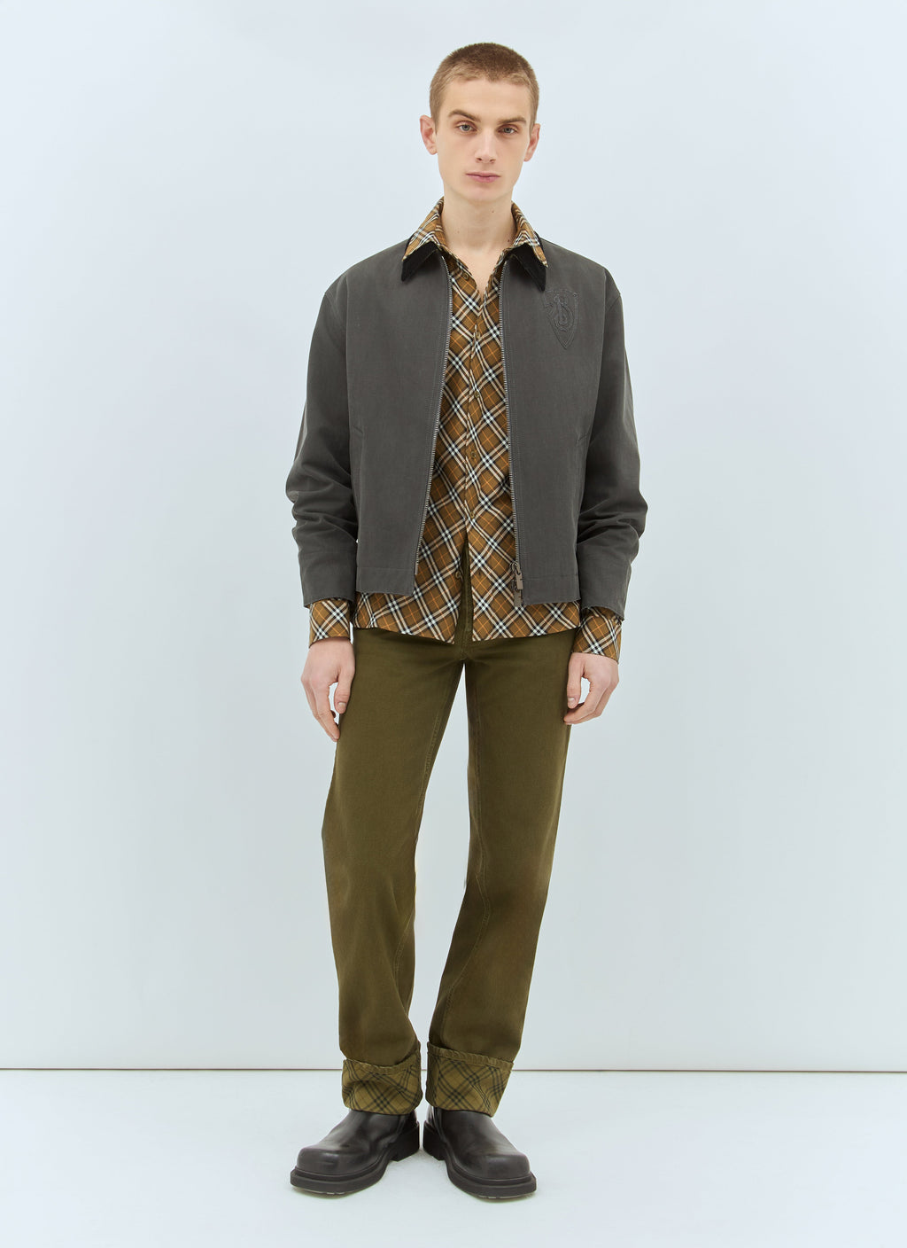 Burberry Men Cotton Canvas Jacket