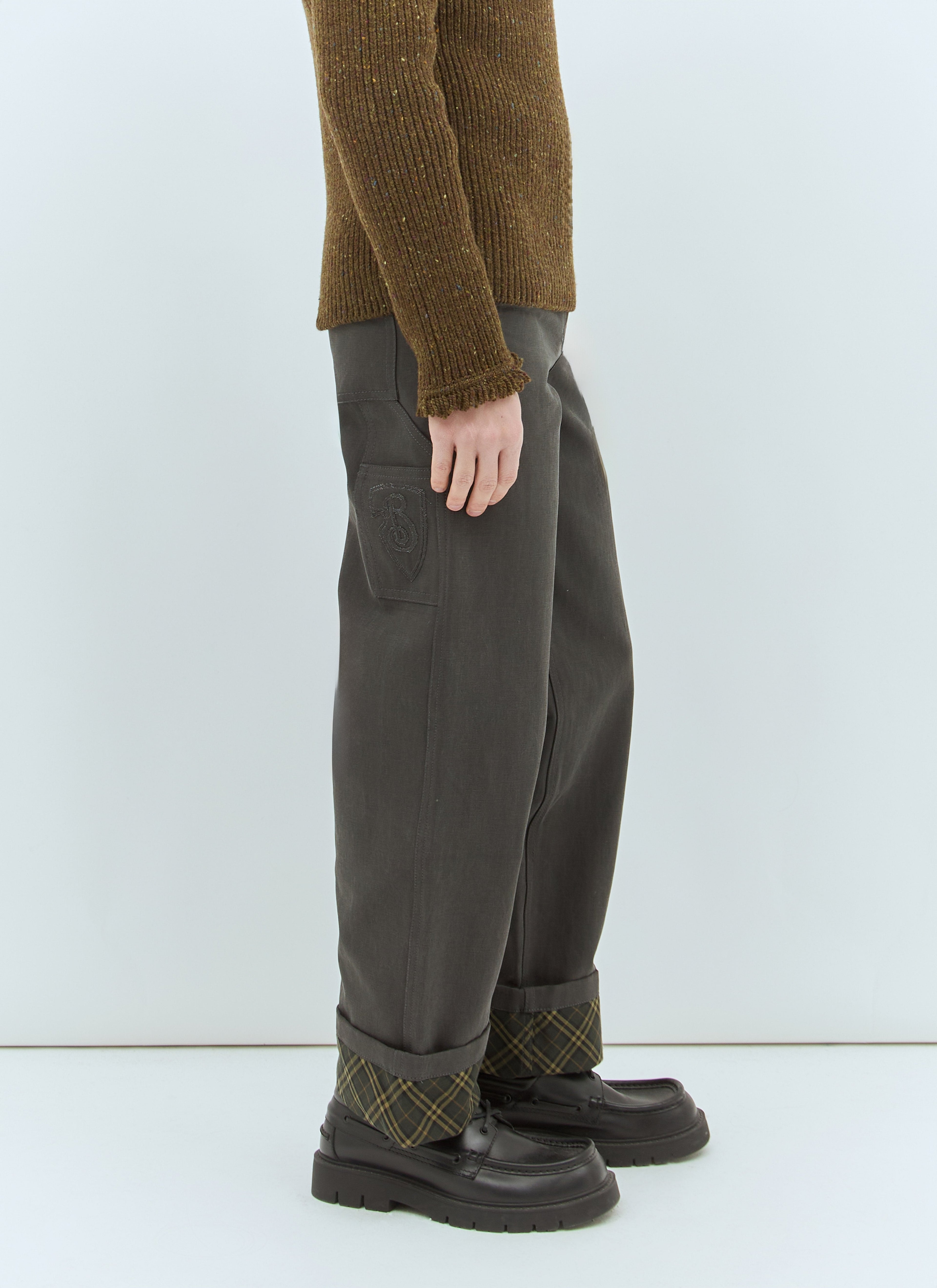 Burberry Men Cotton Carpenter Pants