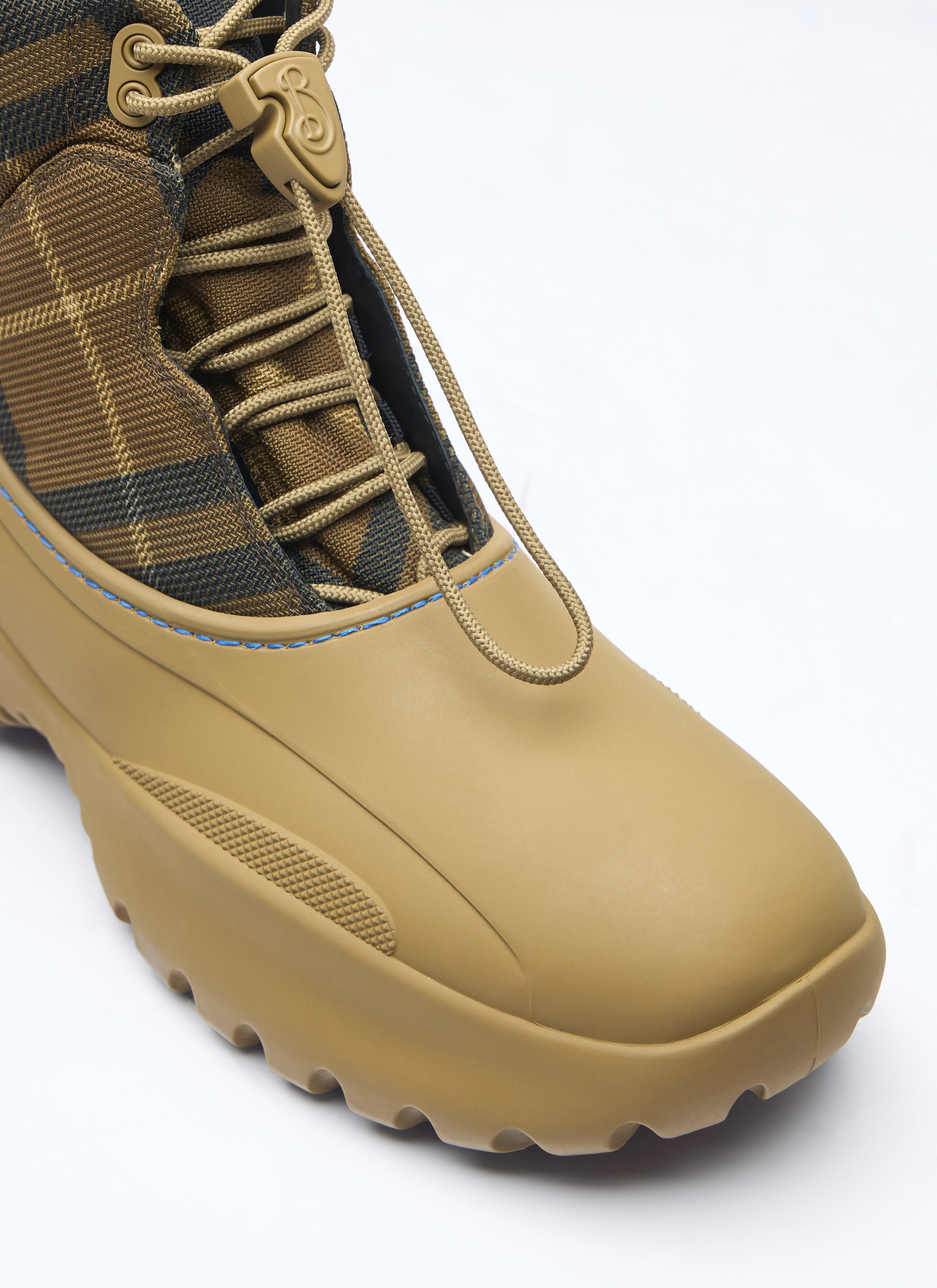 Burberry Men Check Scoot Trek Boots