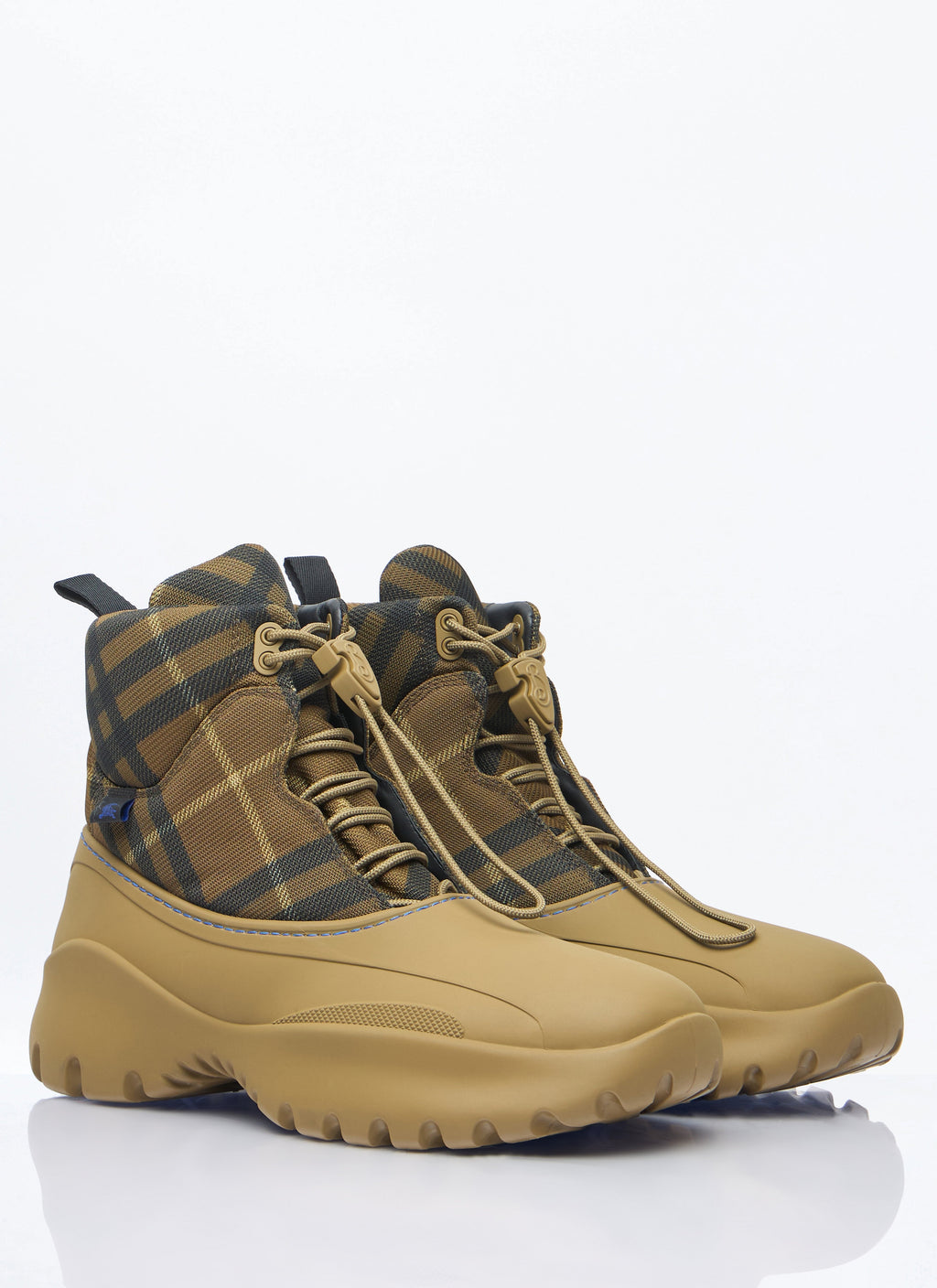 Burberry Men Check Scoot Trek Boots