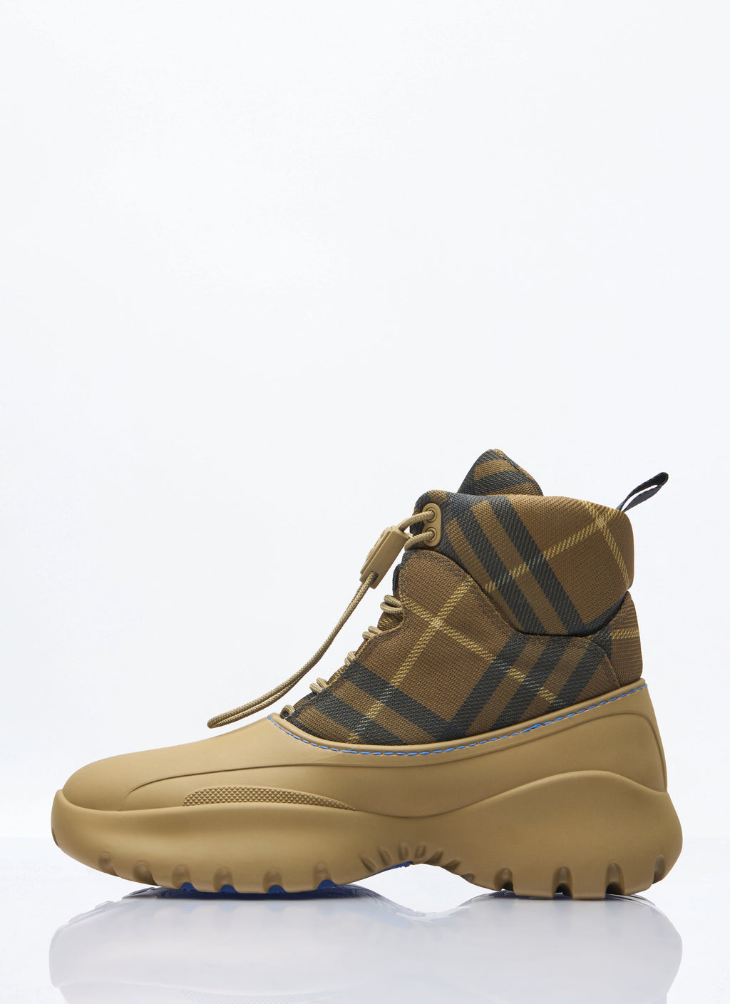 Burberry Men Check Scoot Trek Boots