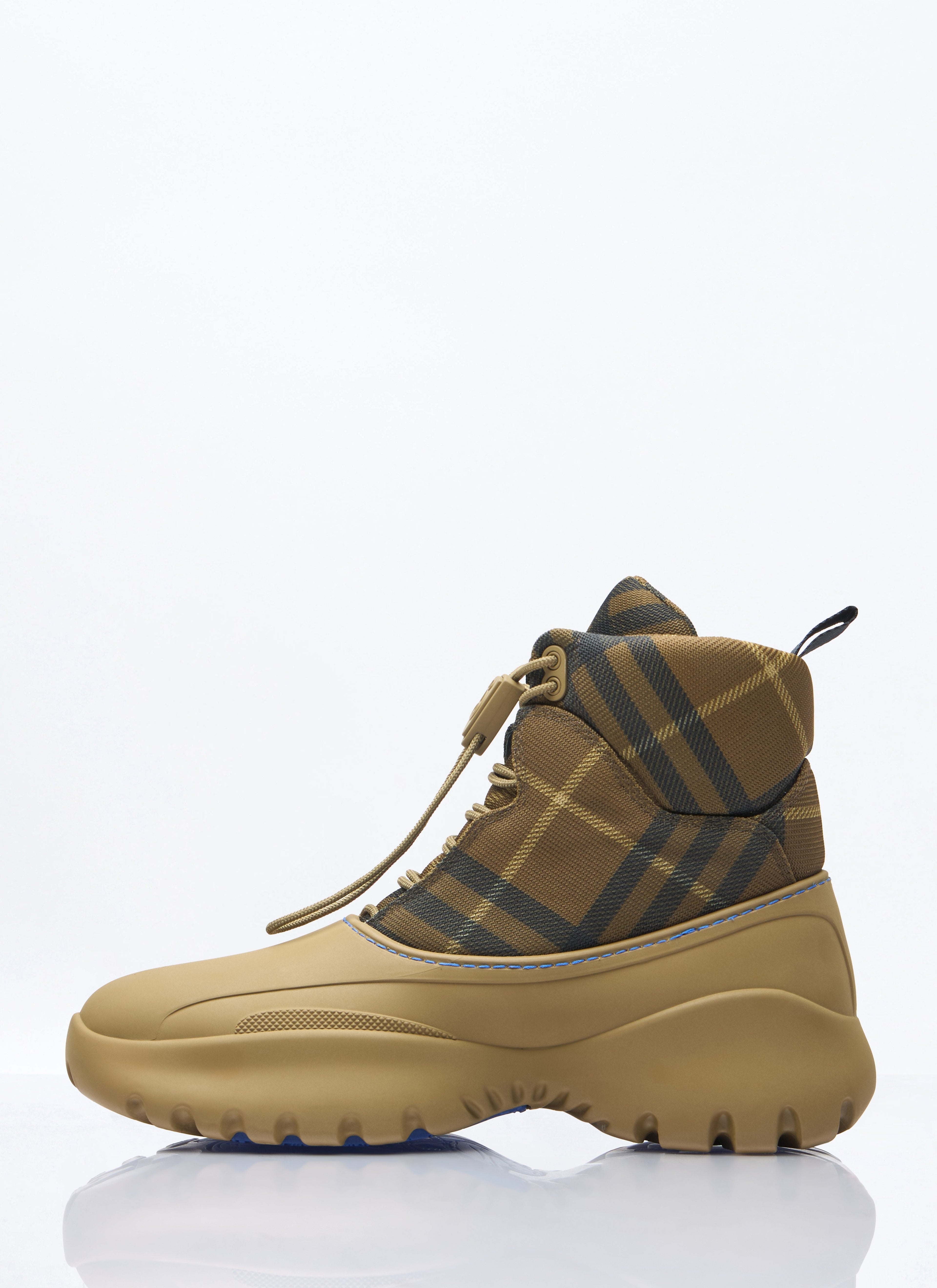 Burberry Men Check Scoot Trek Boots