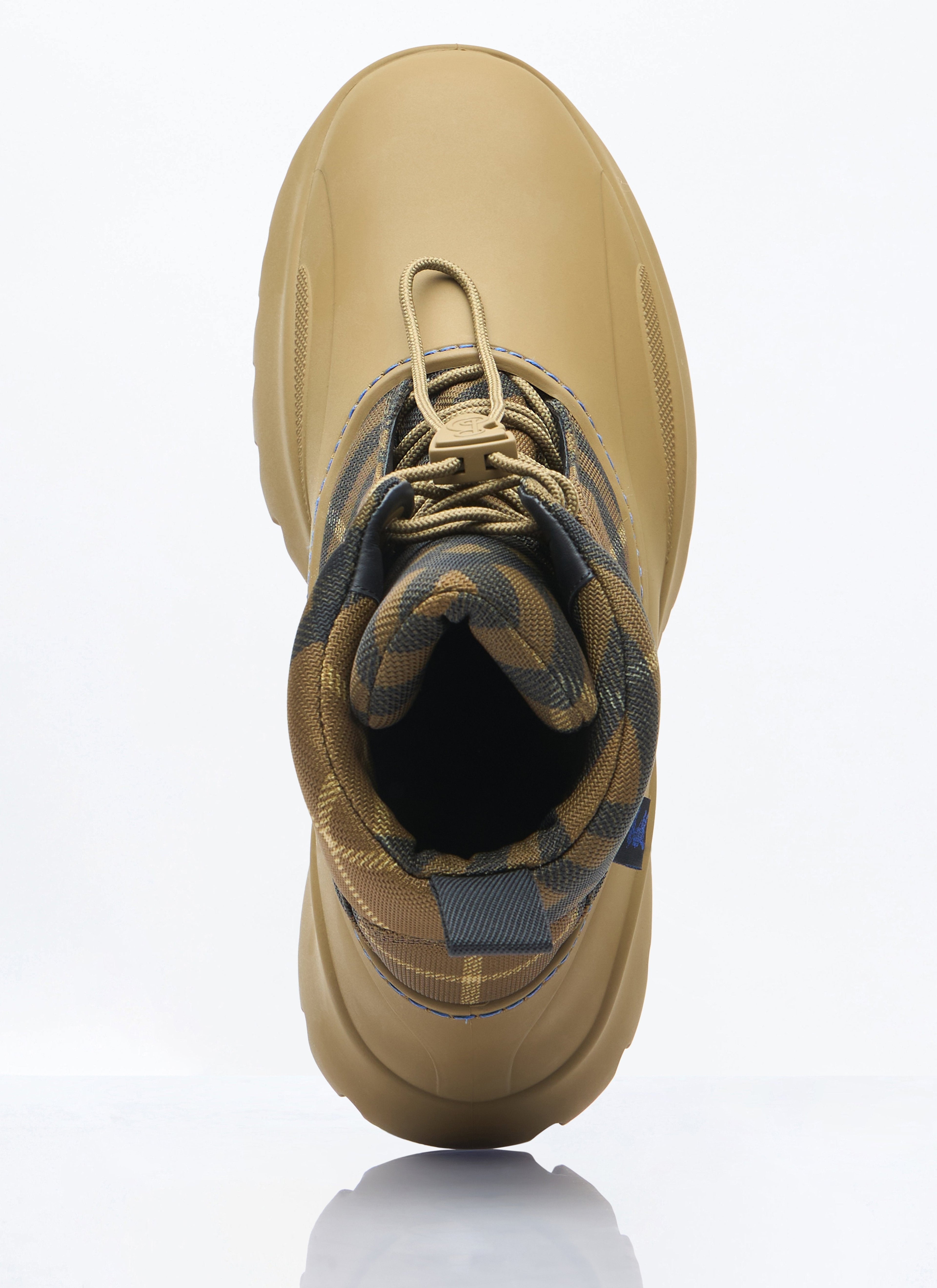 Burberry Men Check Scoot Trek Boots