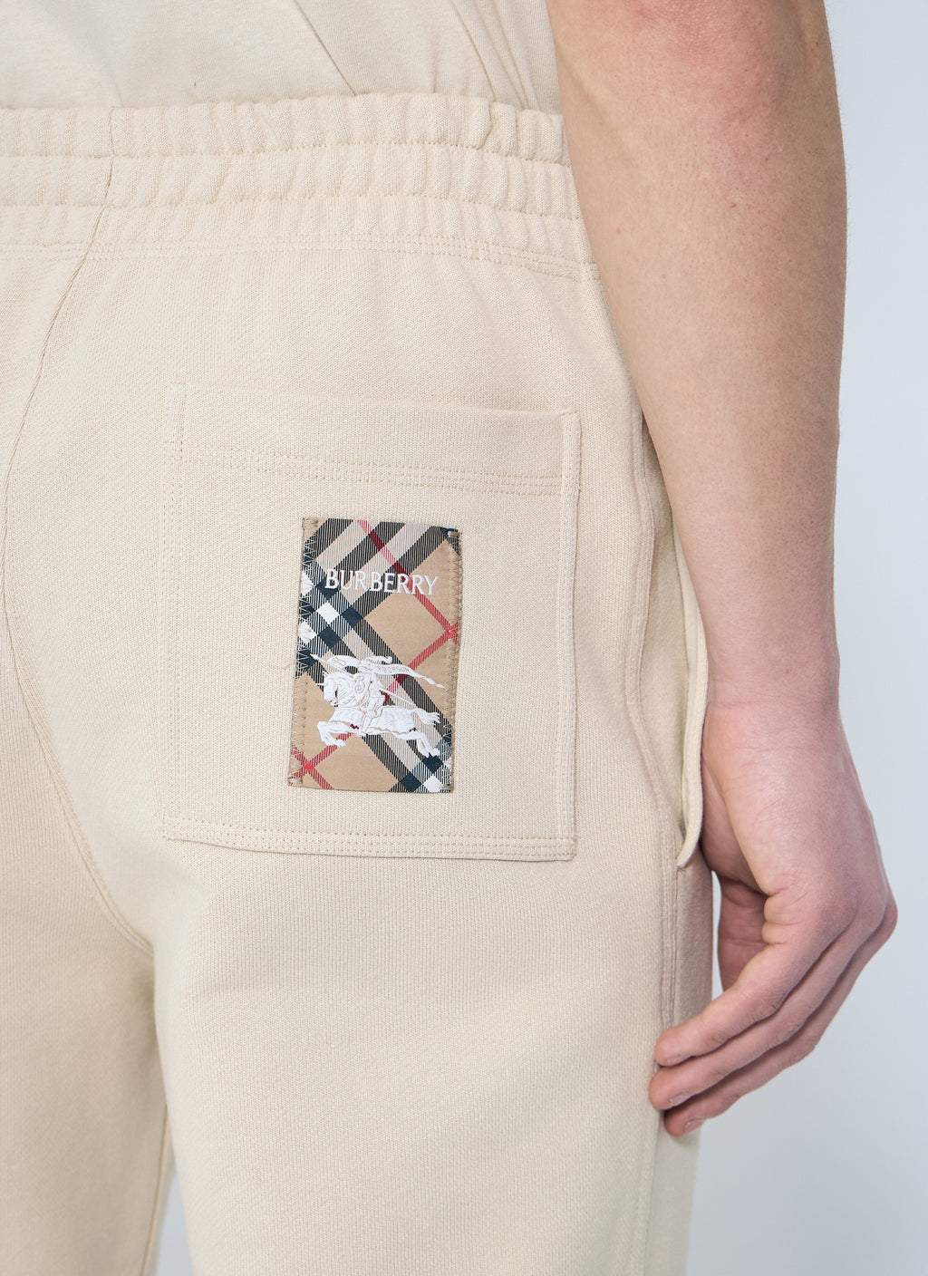 Burberry Men Logo Patch Track Pants