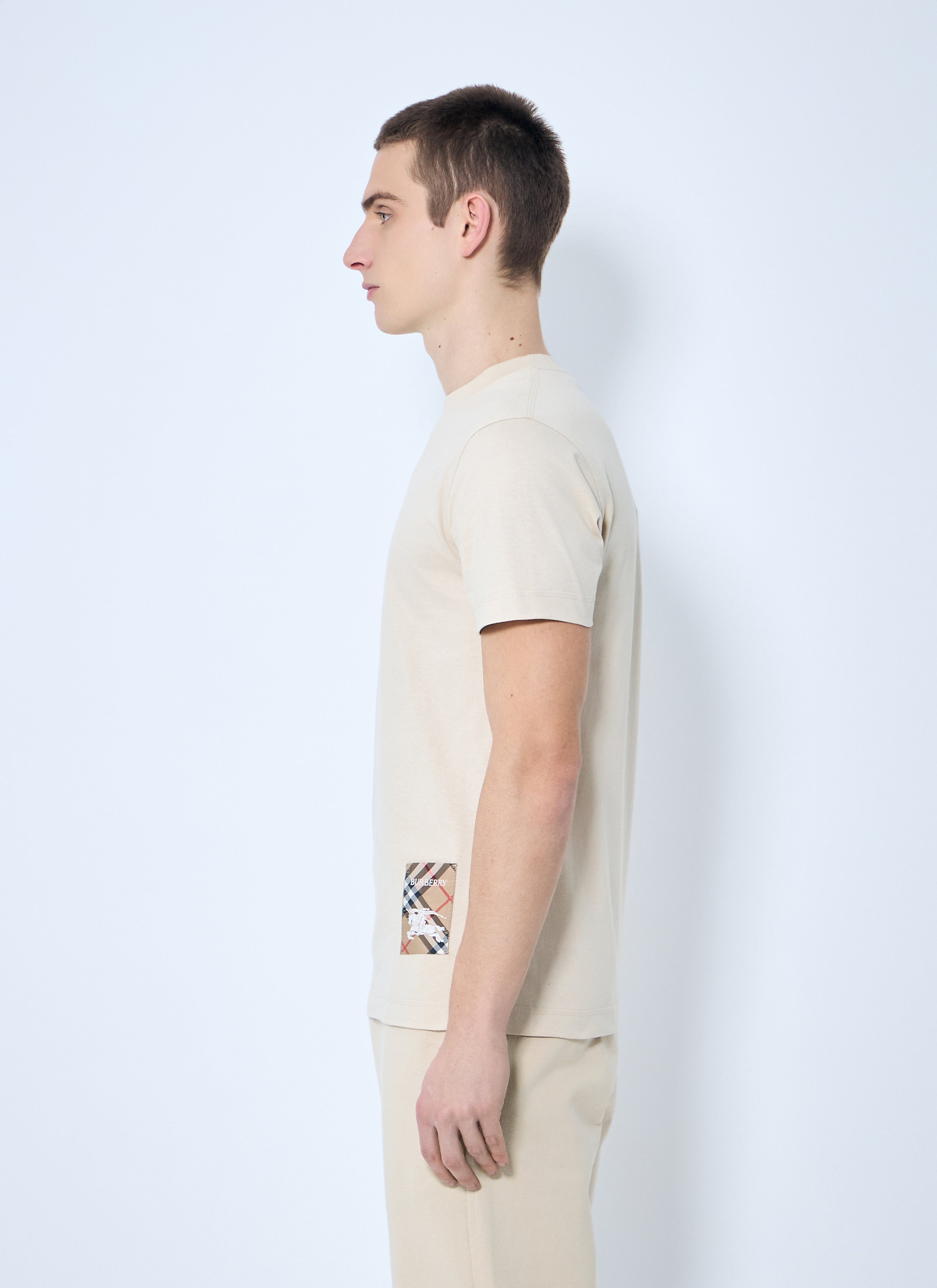 Burberry Men Logo Patch T-Shirt