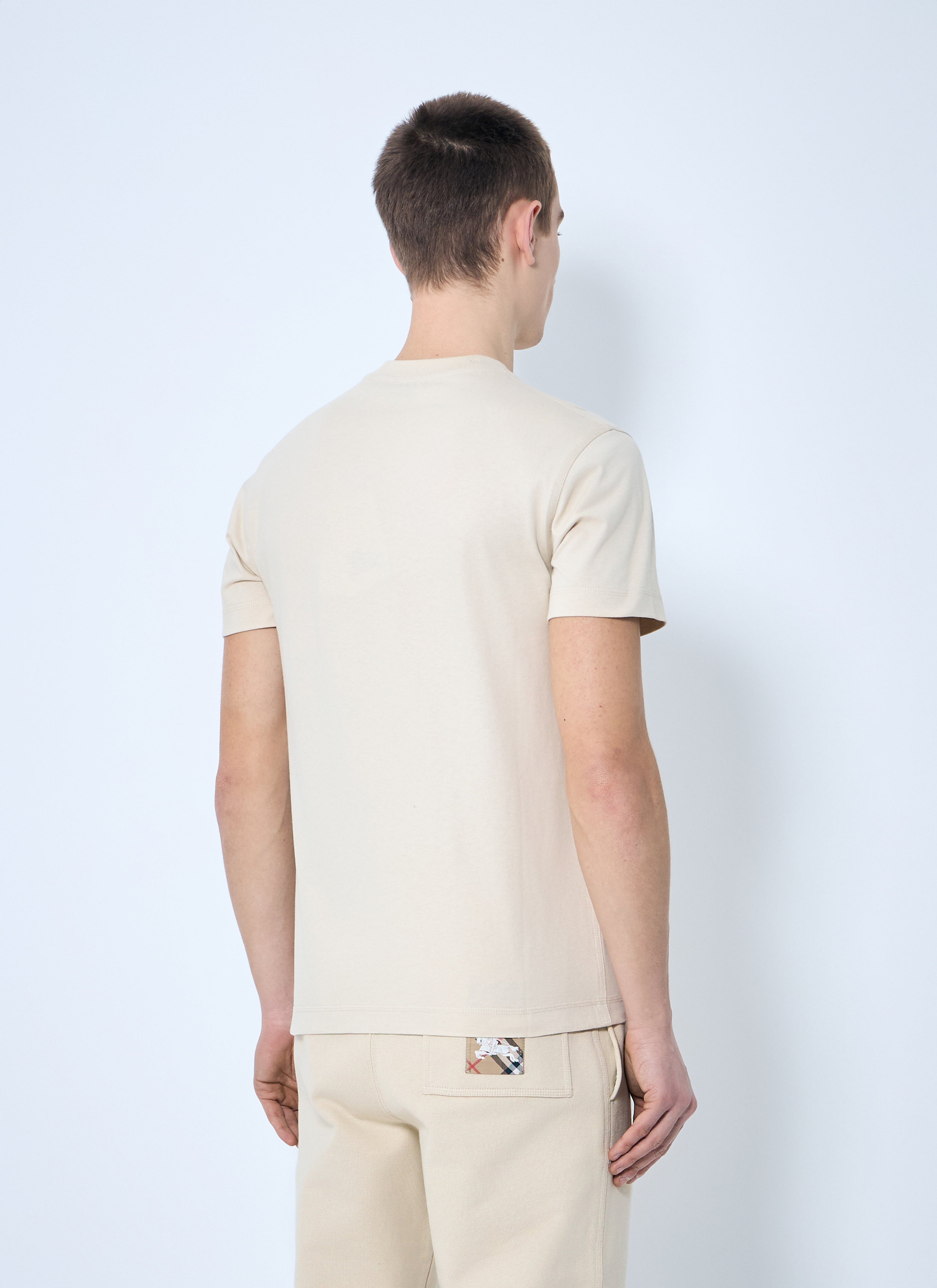 Burberry Men Logo Patch T-Shirt