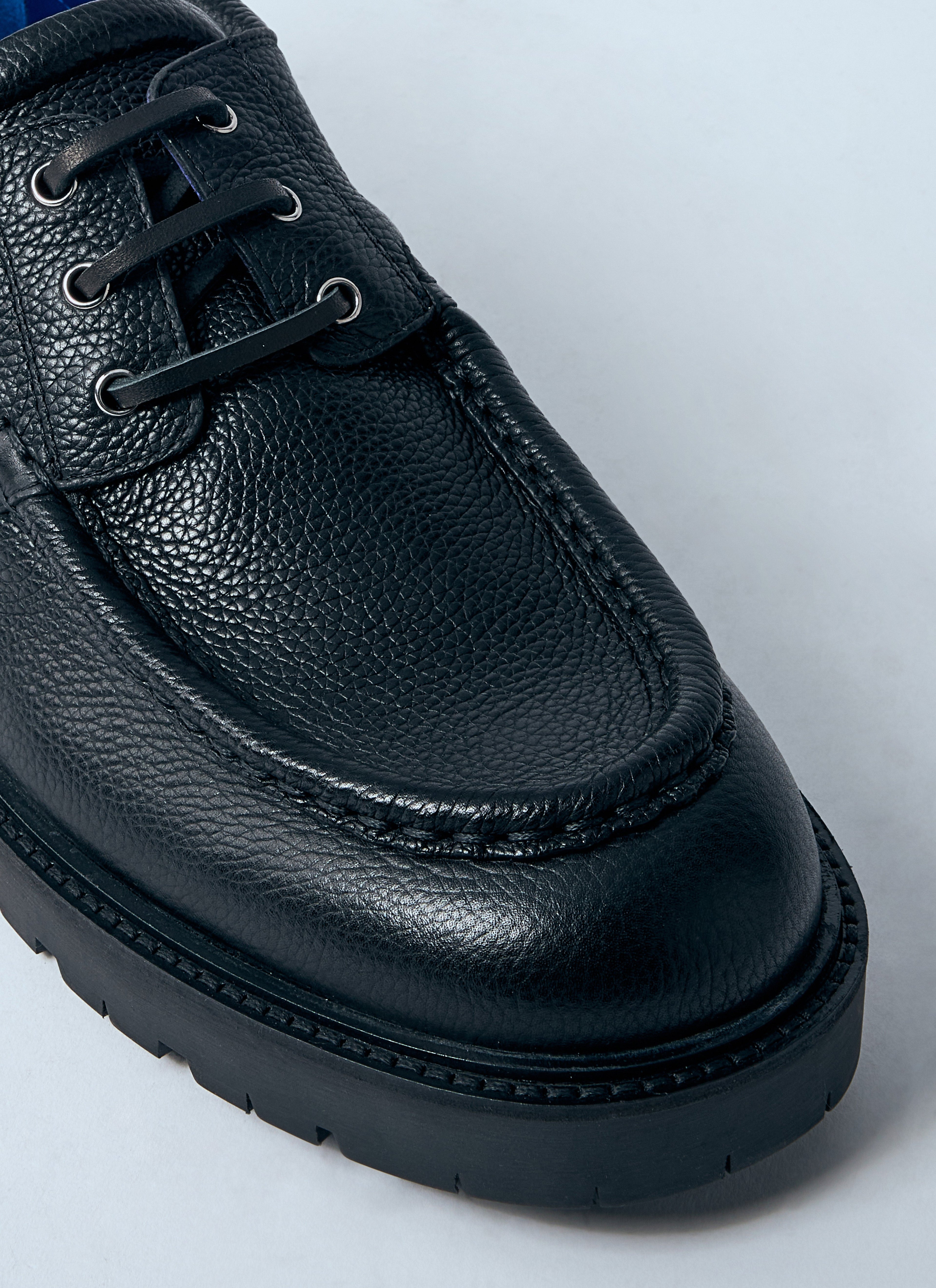 Burberry Men Leather Raft Boat Shoes