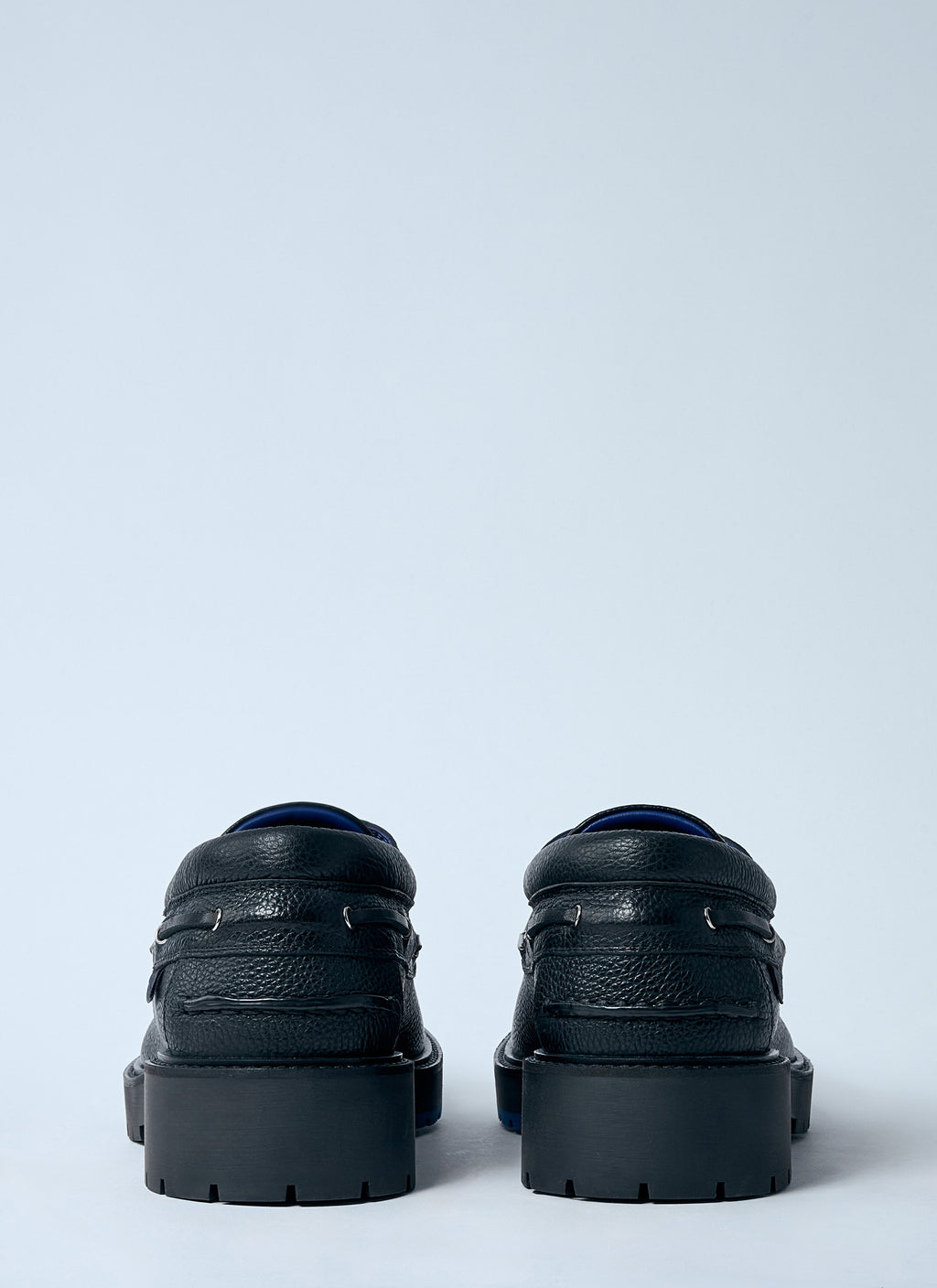 Burberry Men Leather Raft Boat Shoes