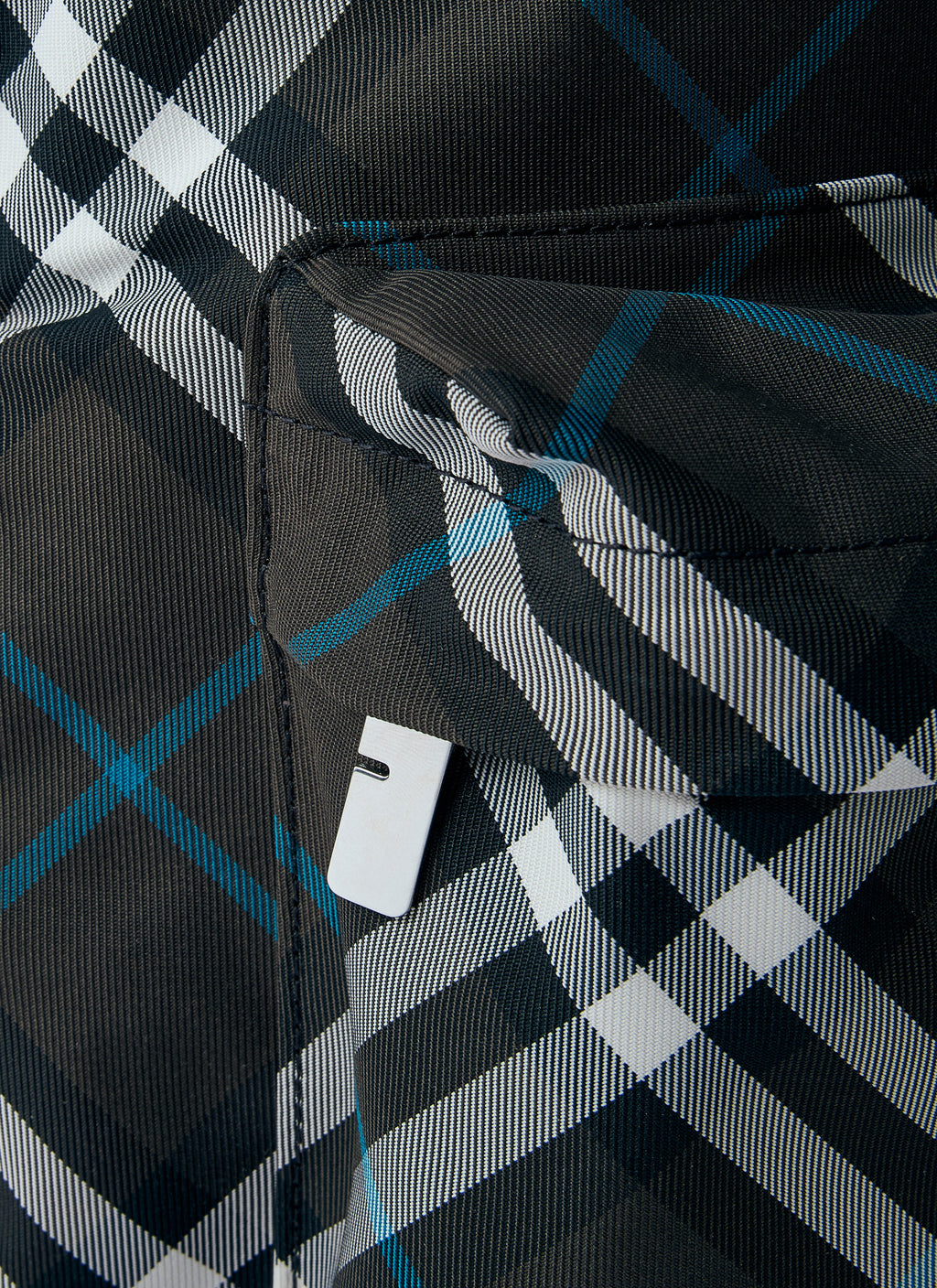 Burberry Men Check Backpack