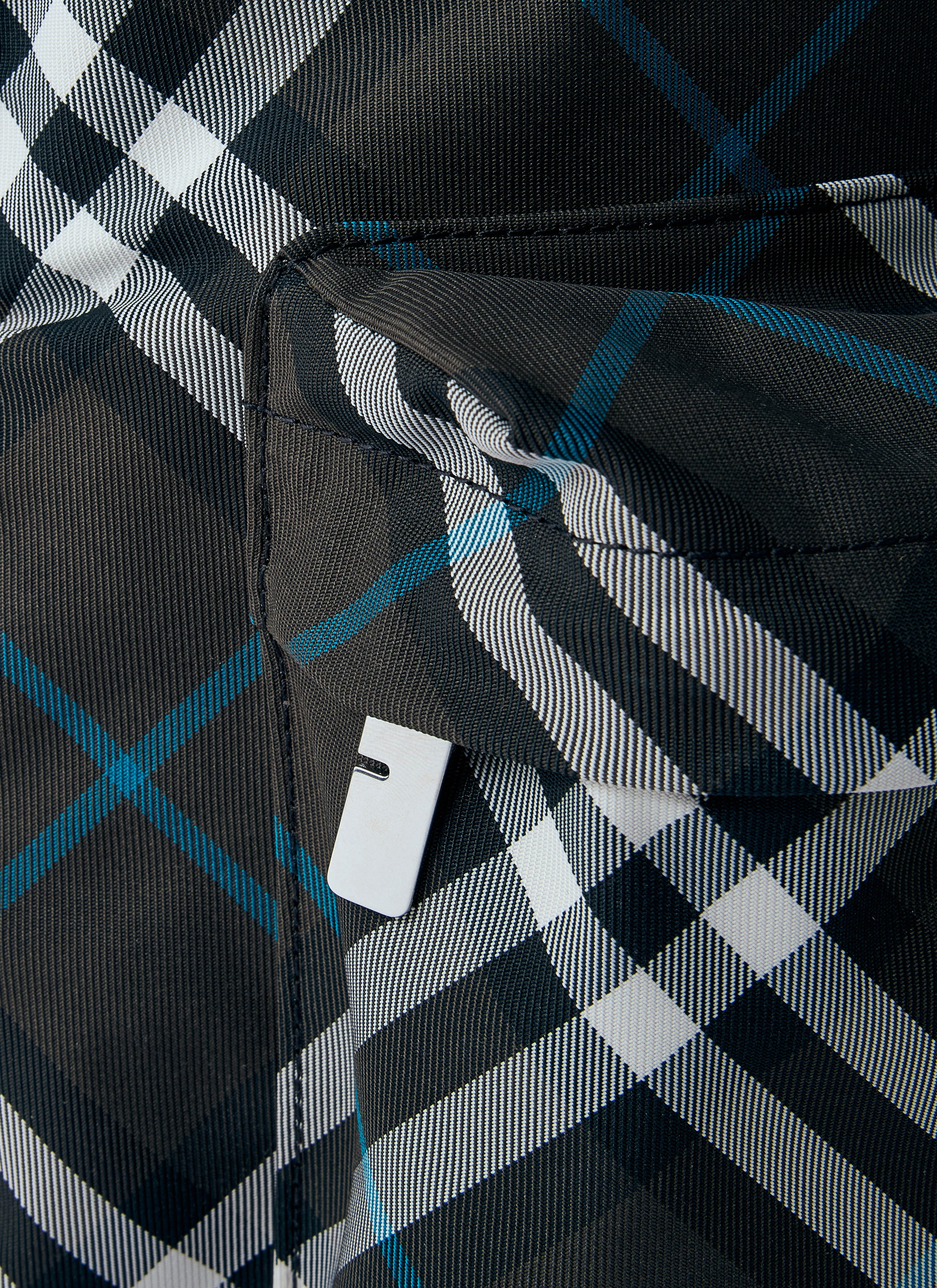 Burberry Men Check Backpack