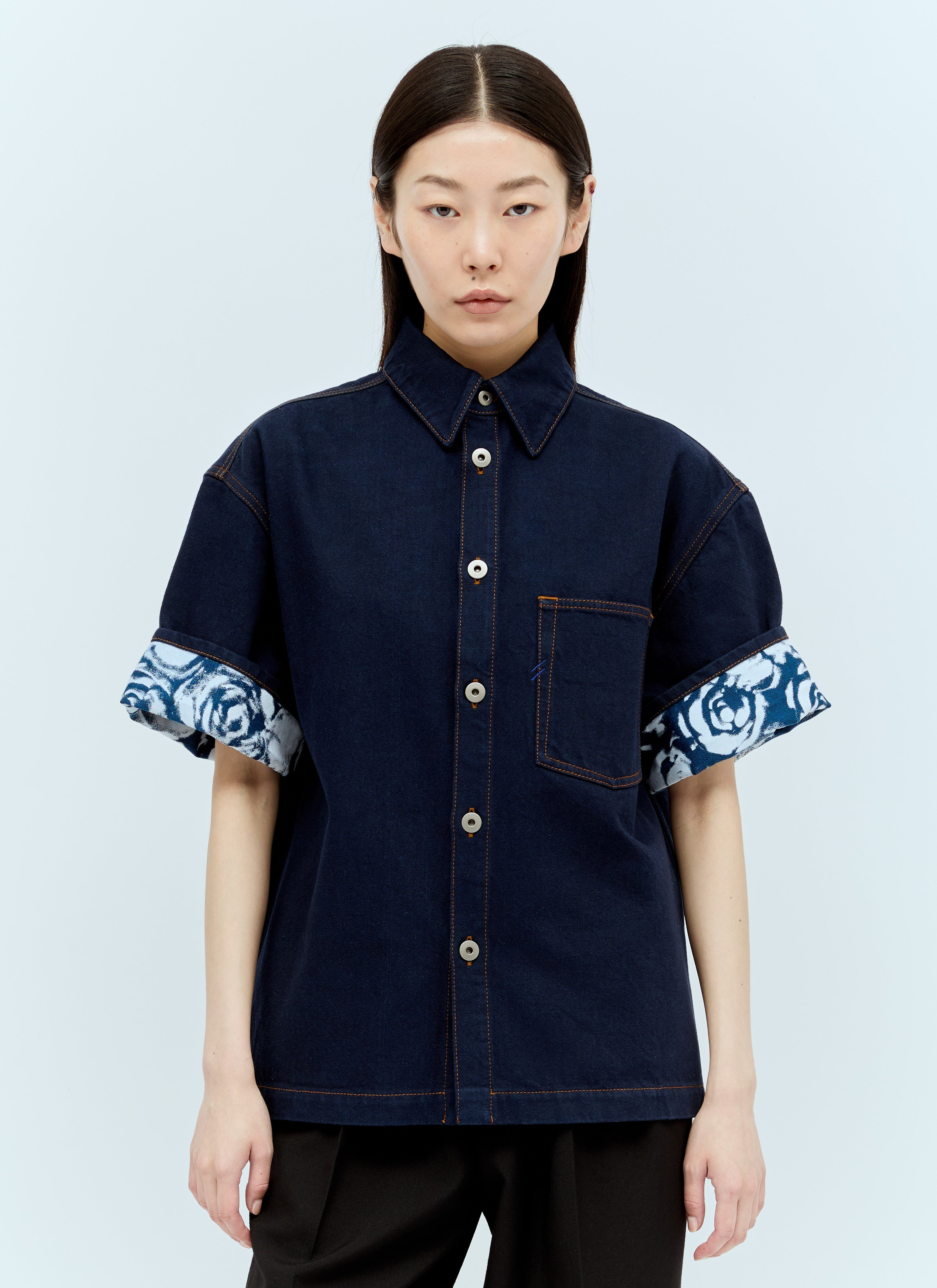 Burberry Women Heavyweight Denim Shirt